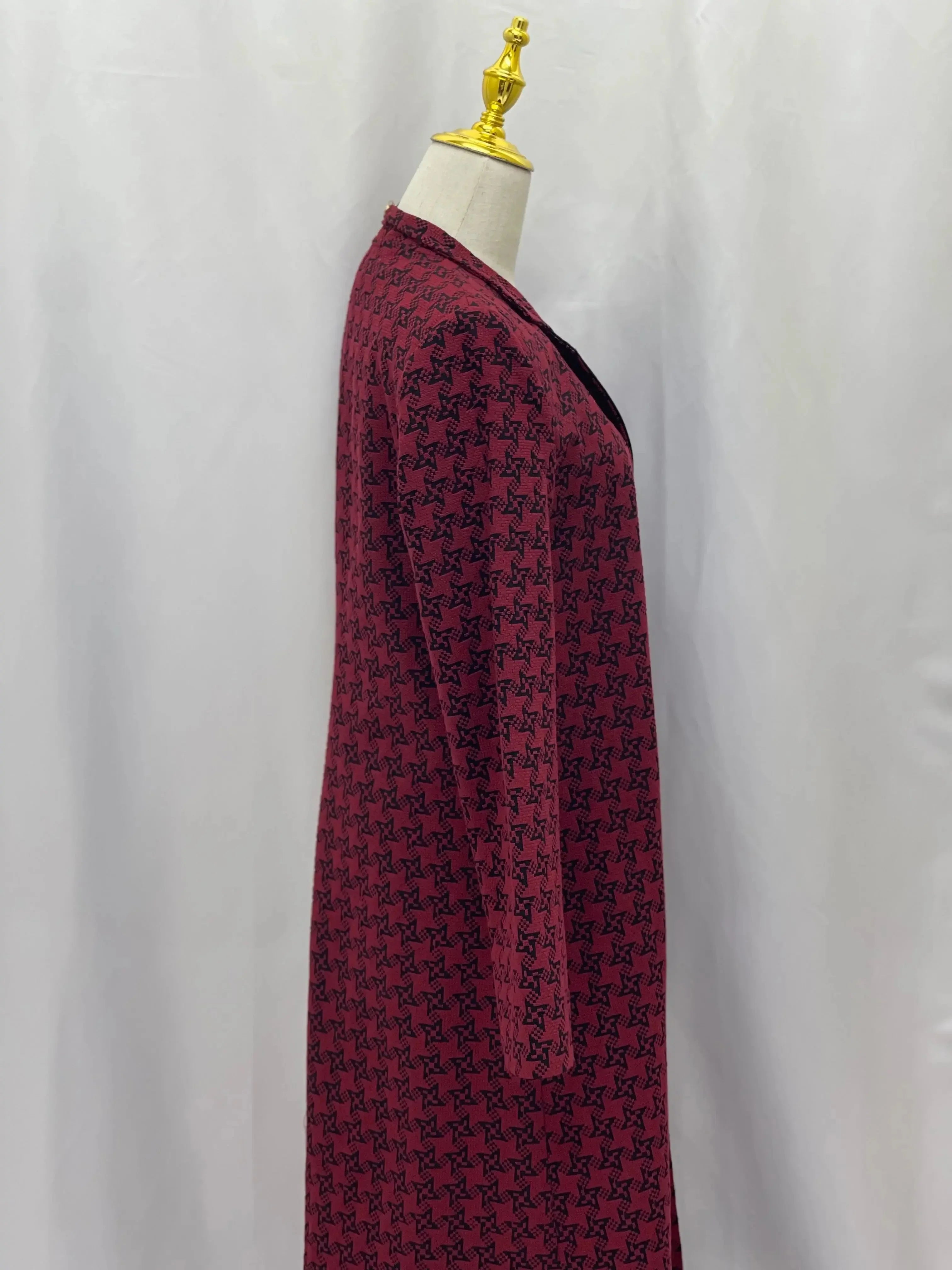 Embroidered Long Jacket for Women - Stylish and Versatile Outerwear Palestinian Elegance