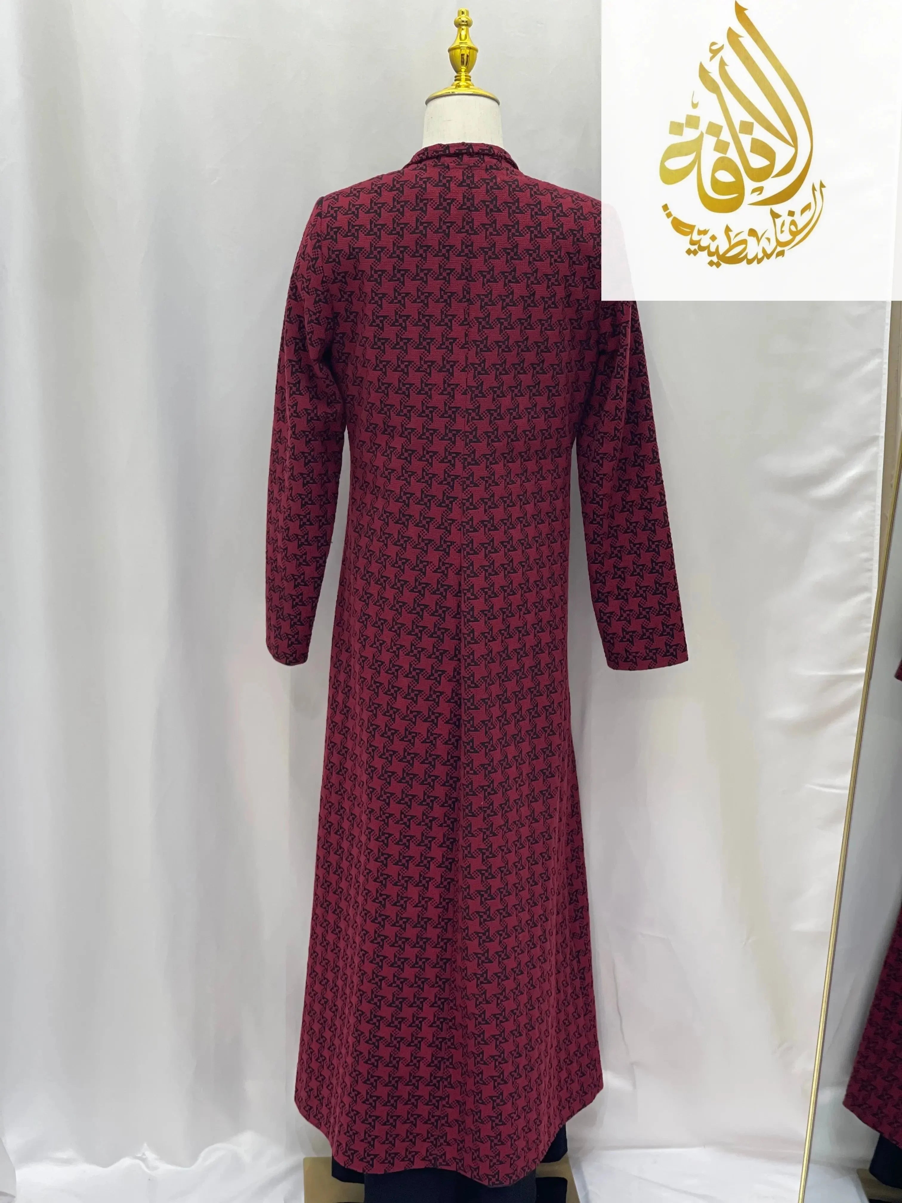 Embroidered Long Jacket for Women - Stylish and Versatile Outerwear Palestinian Elegance