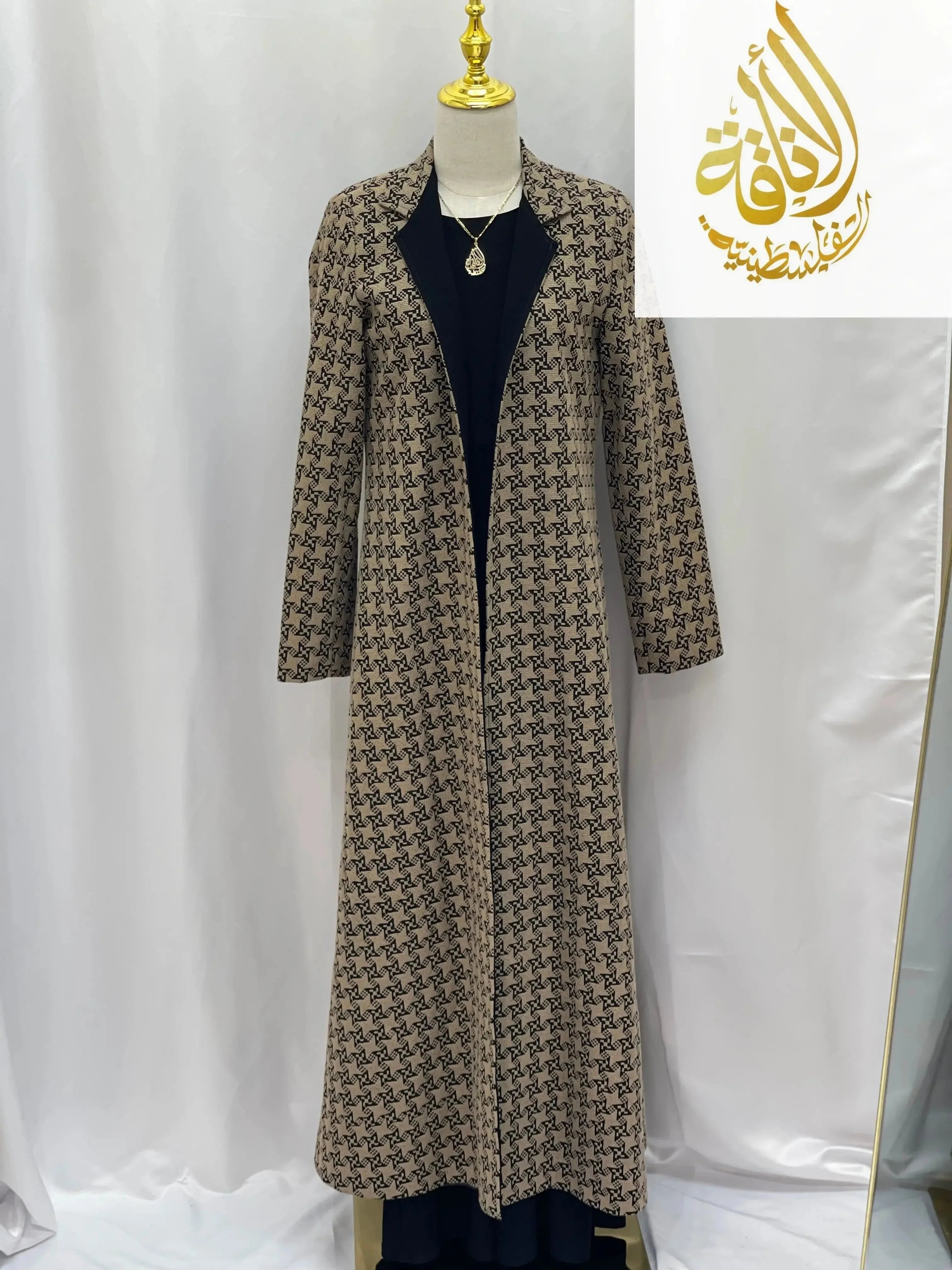 Embroidered Long Jacket for Women - Stylish and Versatile Outerwear Palestinian Elegance