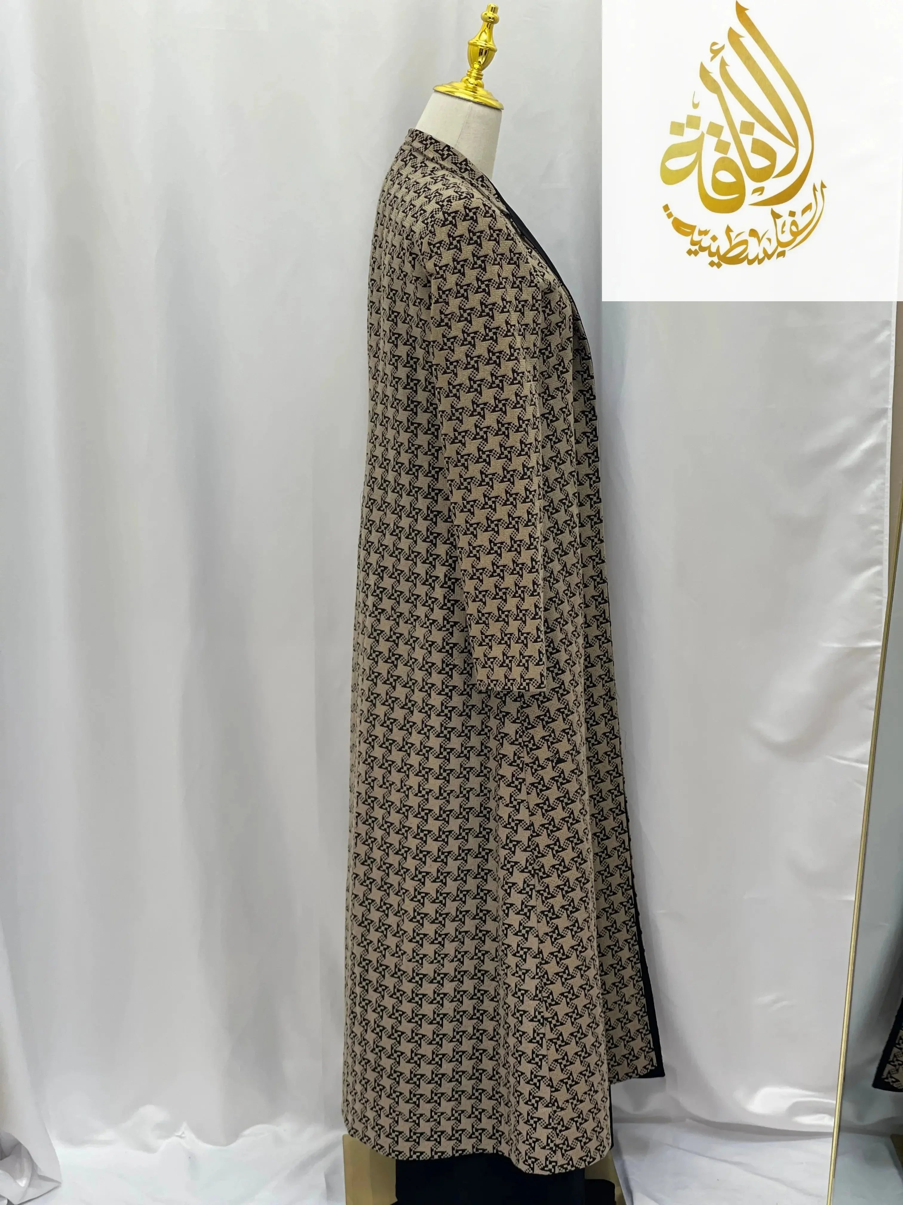 Embroidered Long Jacket for Women - Stylish and Versatile Outerwear Palestinian Elegance