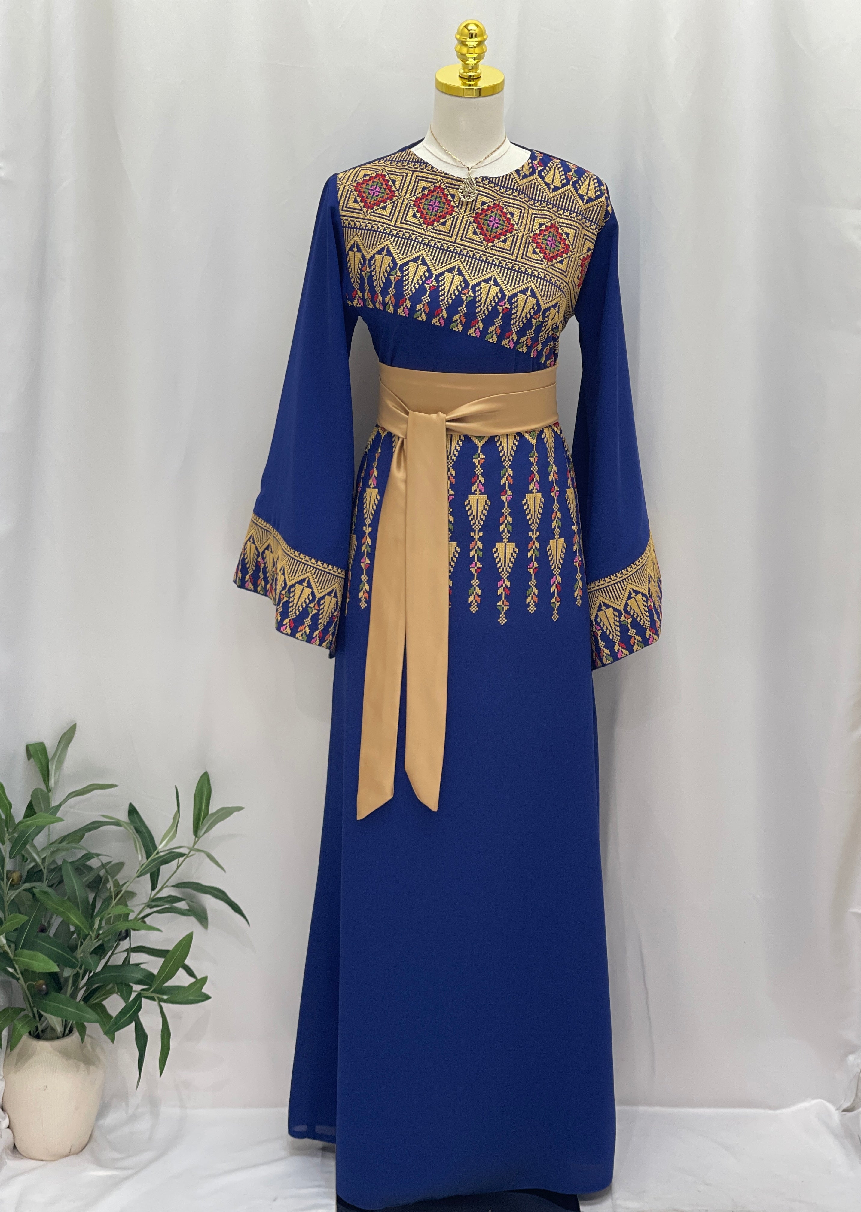 Embroidered Suha Modren Dress: A Perfect Harmony Of Tradition Palestinian Elegance