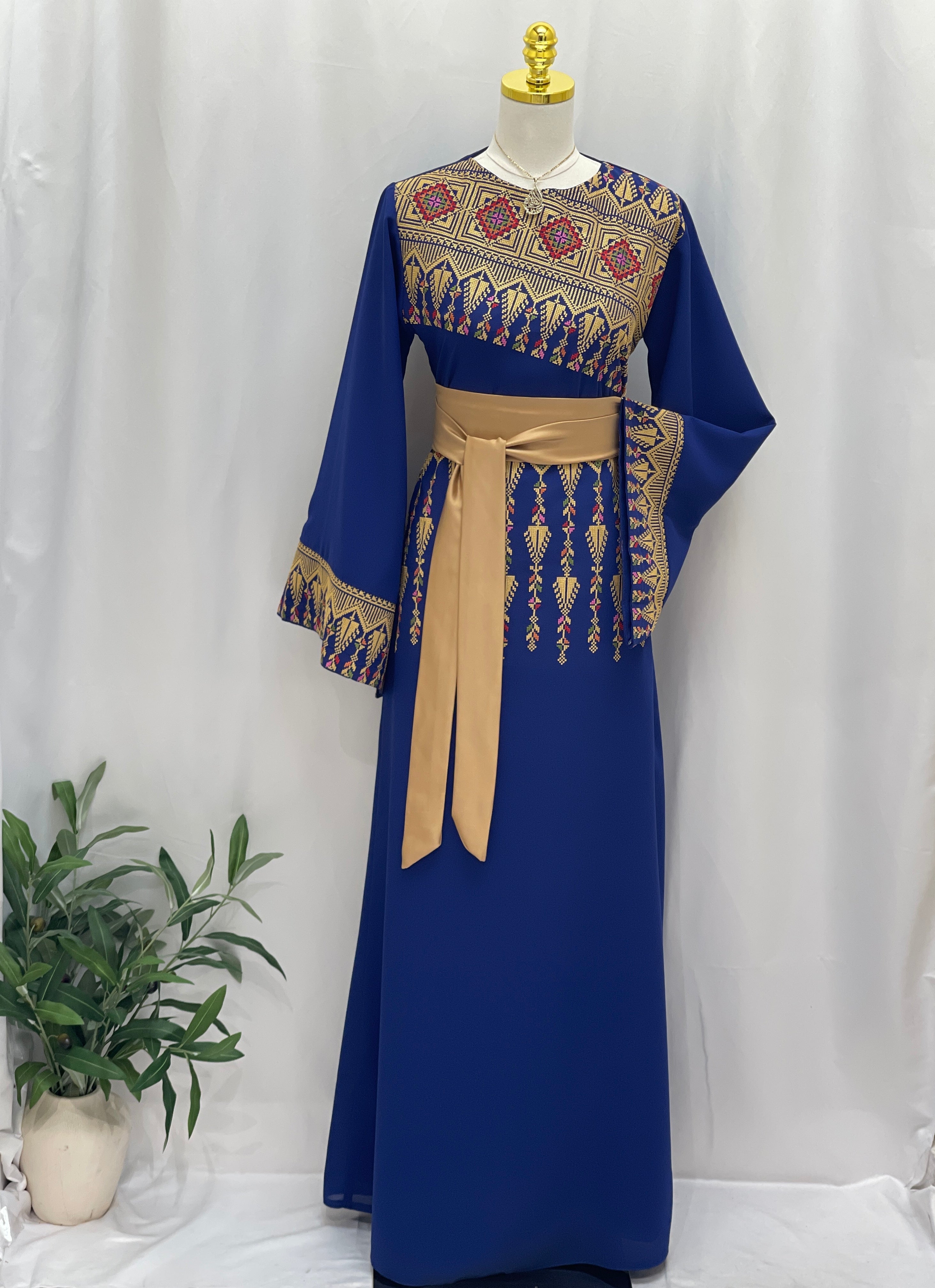 Embroidered Suha Modren Dress: A Perfect Harmony Of Tradition Palestinian Elegance