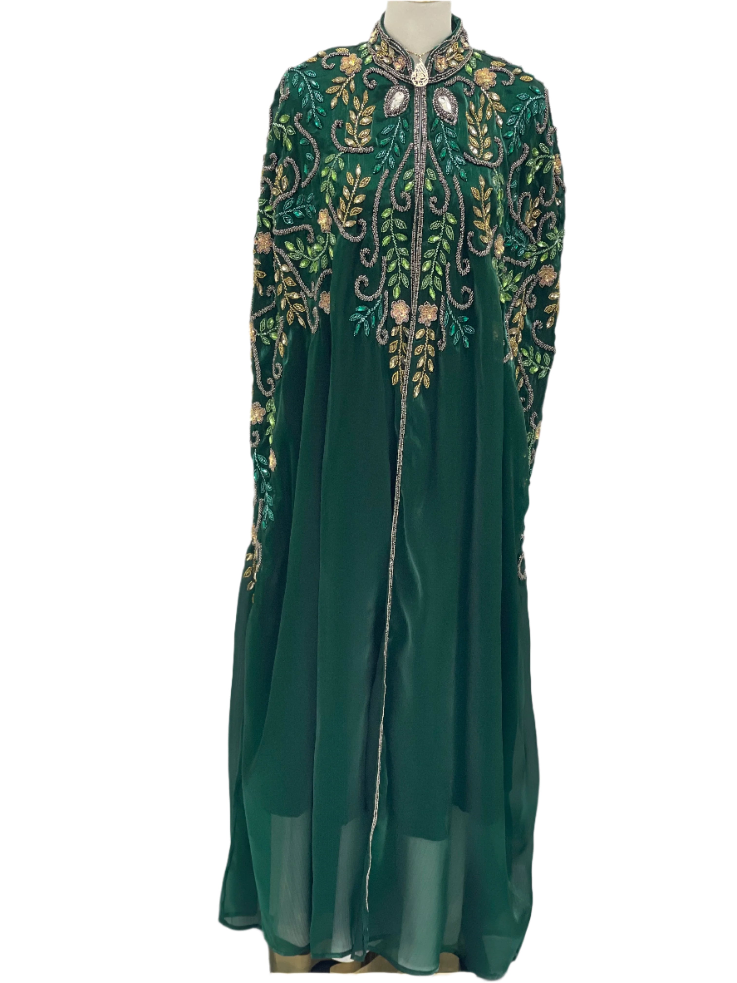 emerald green eid dress Emerald Green Satin Dress
