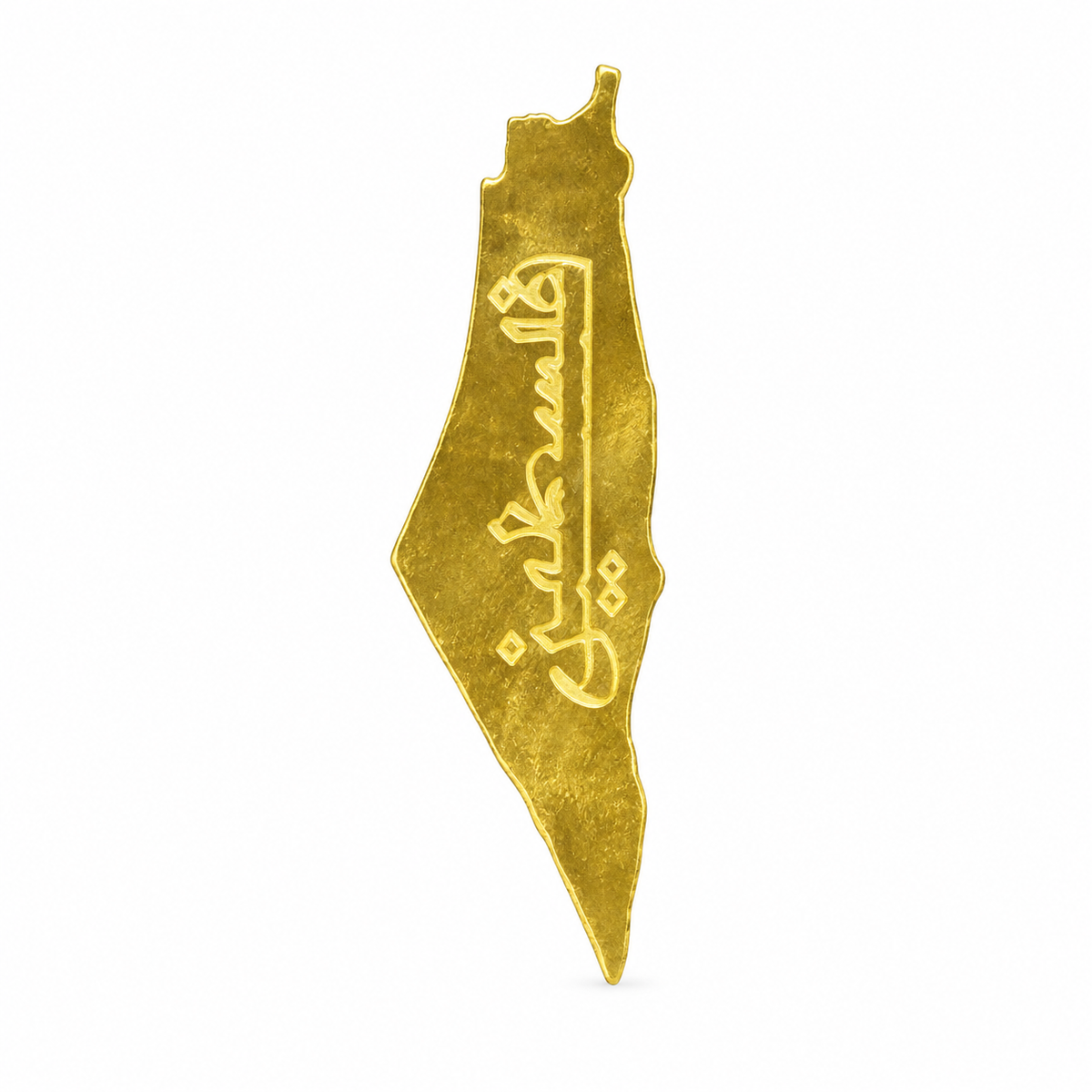 Palestine Map Phone Charm – Gold Tone Accessory's