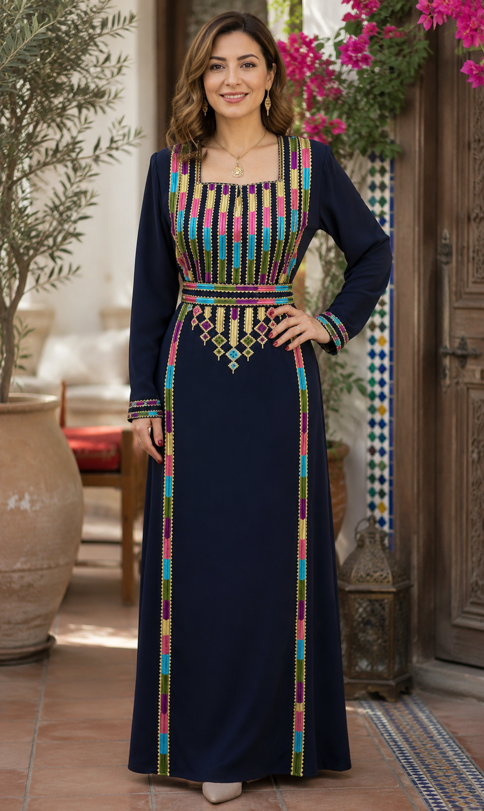 Suad – Simple Embroidered Palestinian Thoub