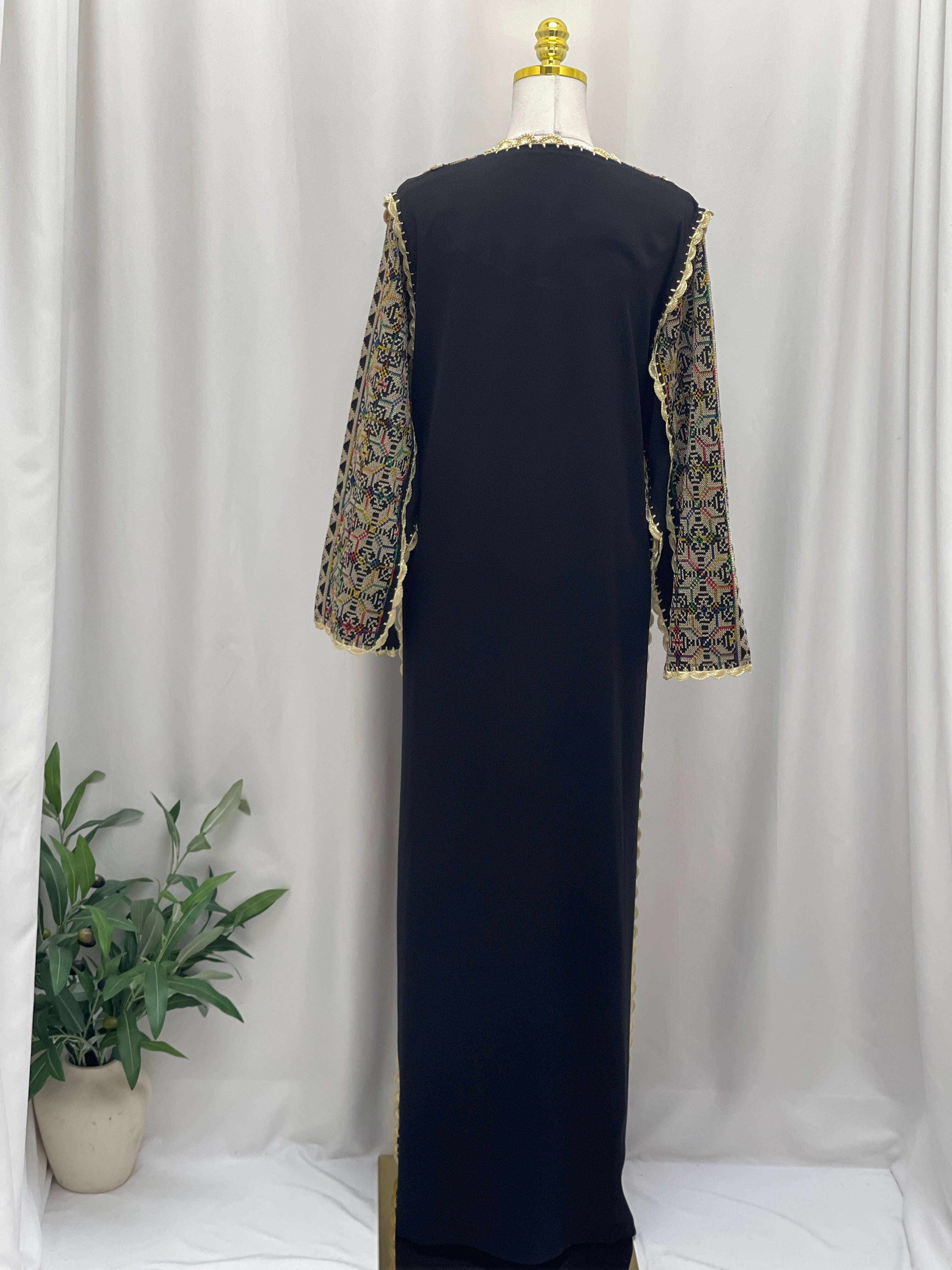 Heritage Threads Embroidered Abaya