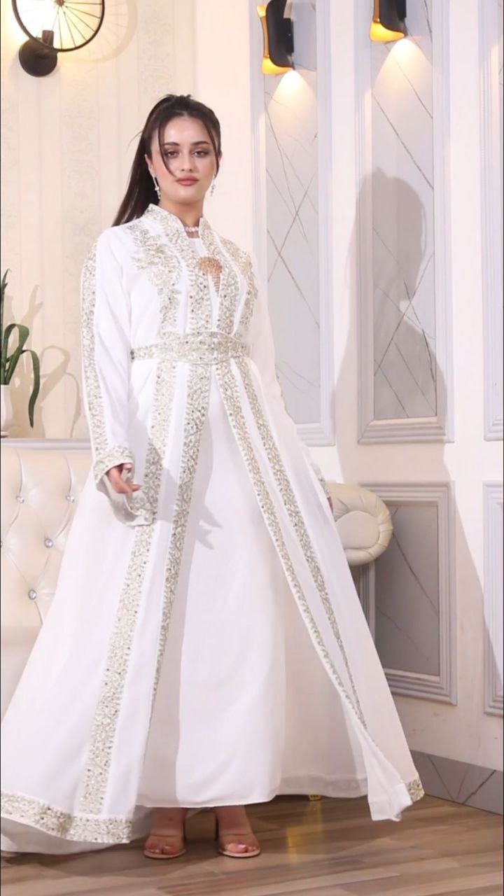 Fancy Elegant Kaftan: Luxury & Sophistication for Every Occasion Palestinian Elegance