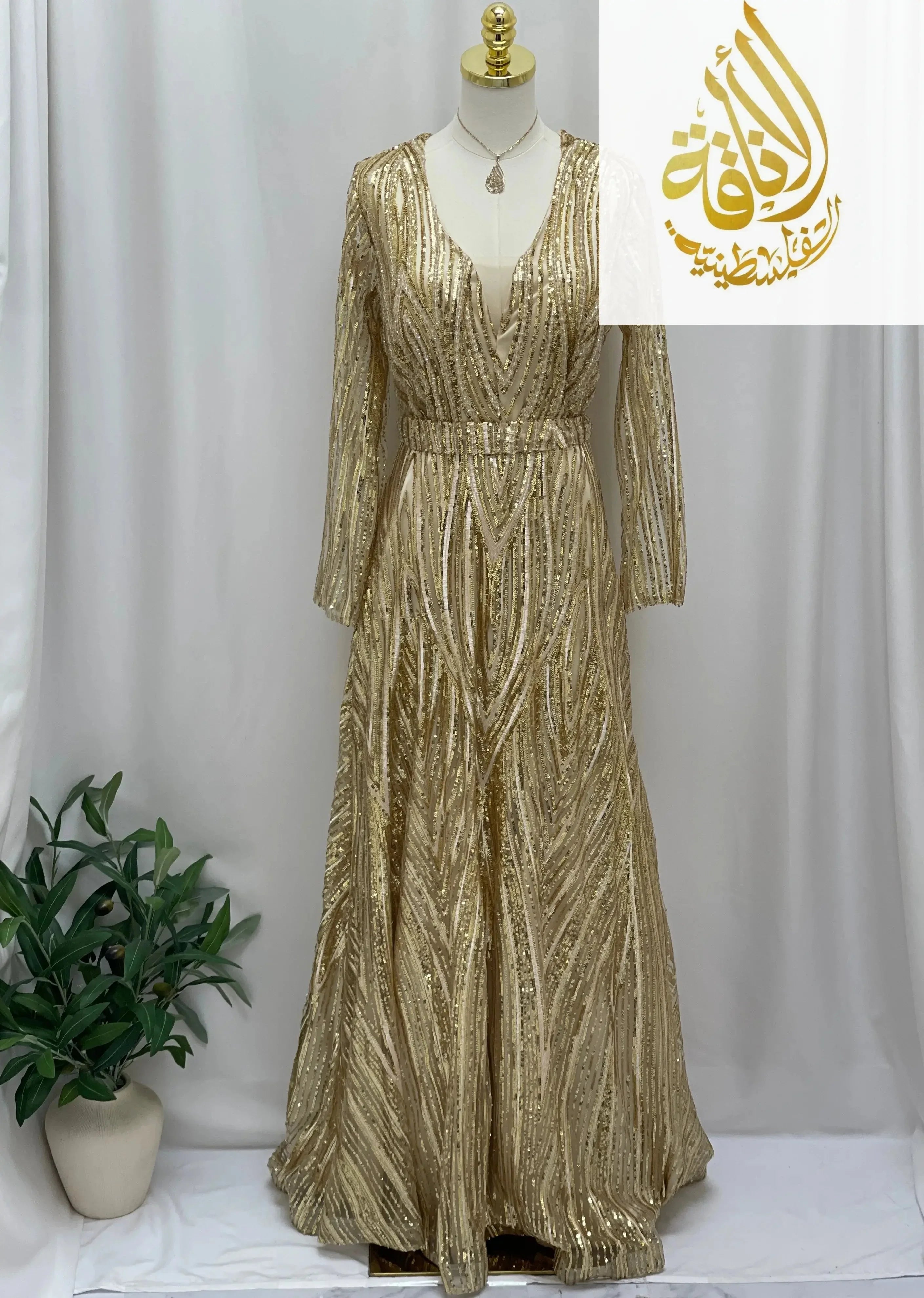 Fancy Gorgeous Dress: Luxurious Elegance and Timeless Beauty Palestinian Elegance