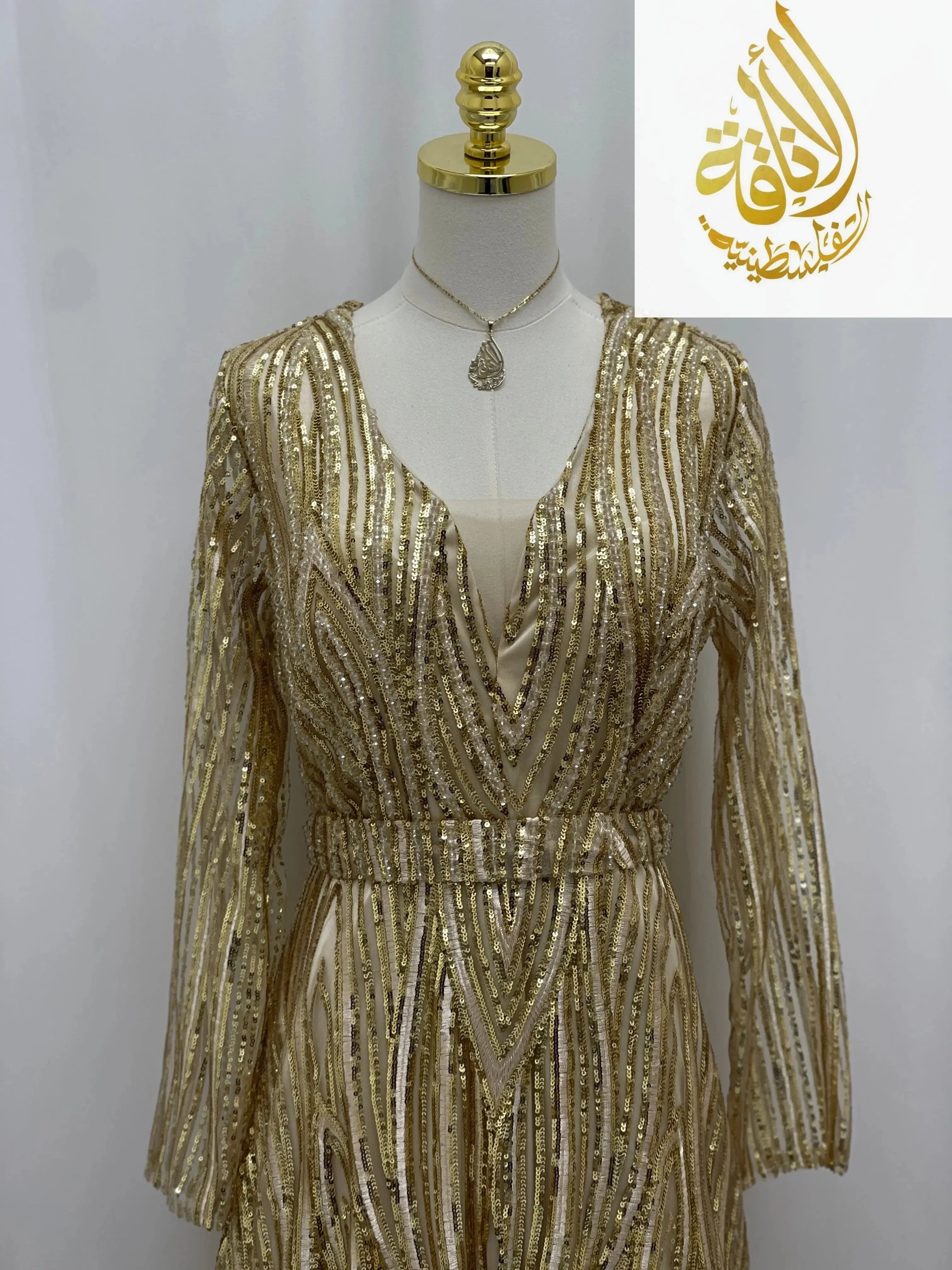 Fancy Gorgeous Dress: Luxurious Elegance and Timeless Beauty Palestinian Elegance