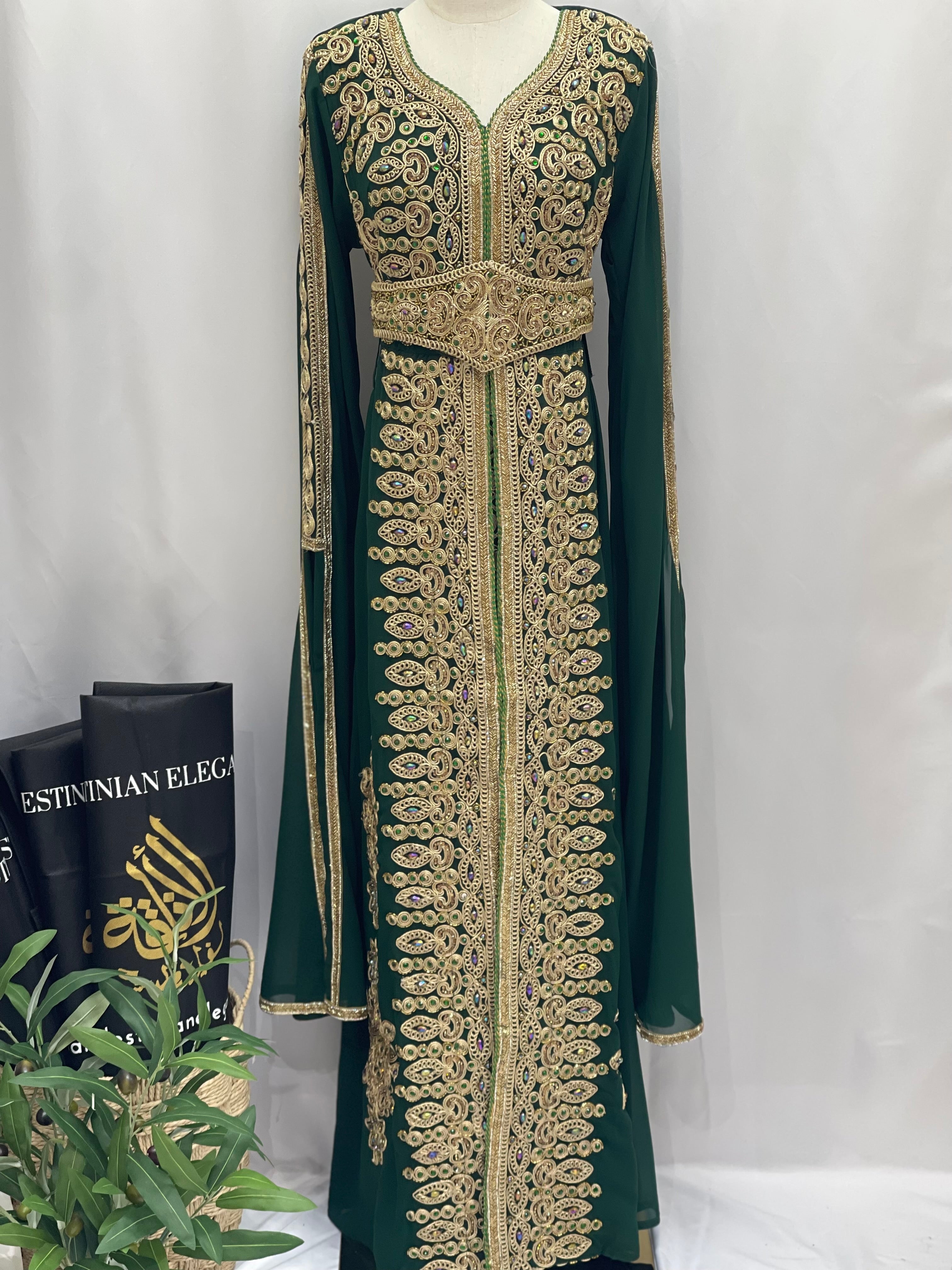 Fancy Kaftan: Stylish Elegance and Versatile Luxury Palestinian Elegance