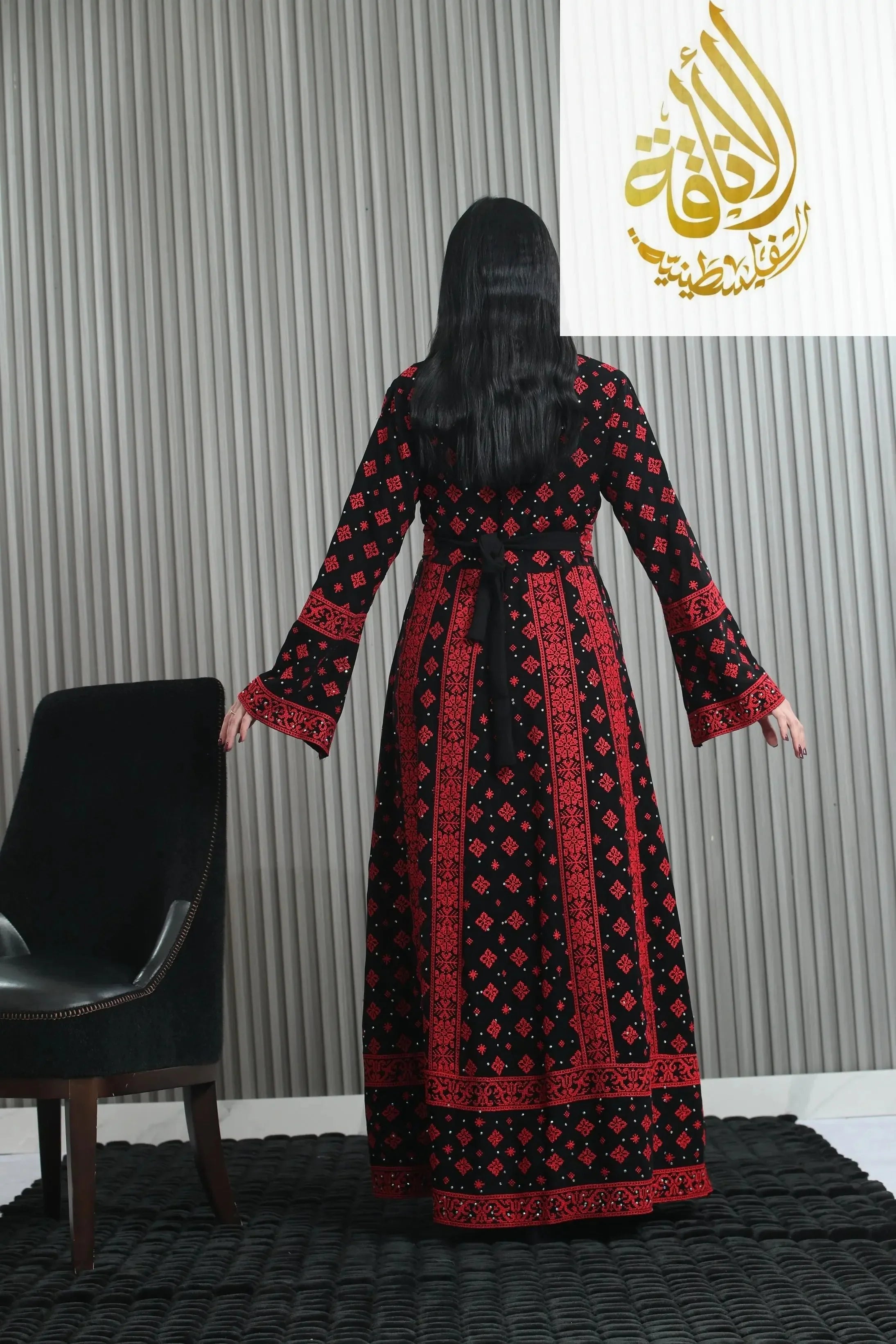 Full Embroidered Thoub | Traditional Elegance Meets Modern Style Palestinian Elegance