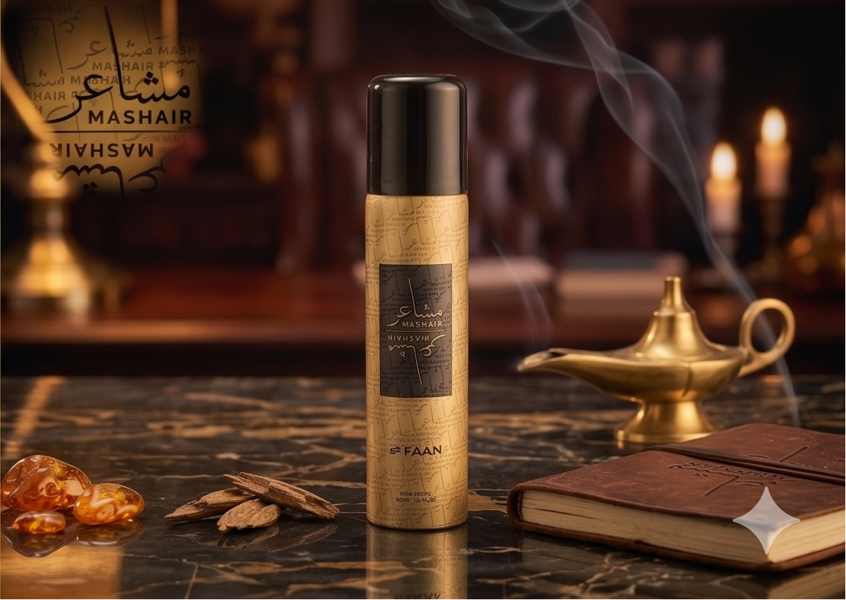 Mashair Eau de Parfum & Free Deo Spray Gift Set – 100ml | Deep Oriental Woods & Spices