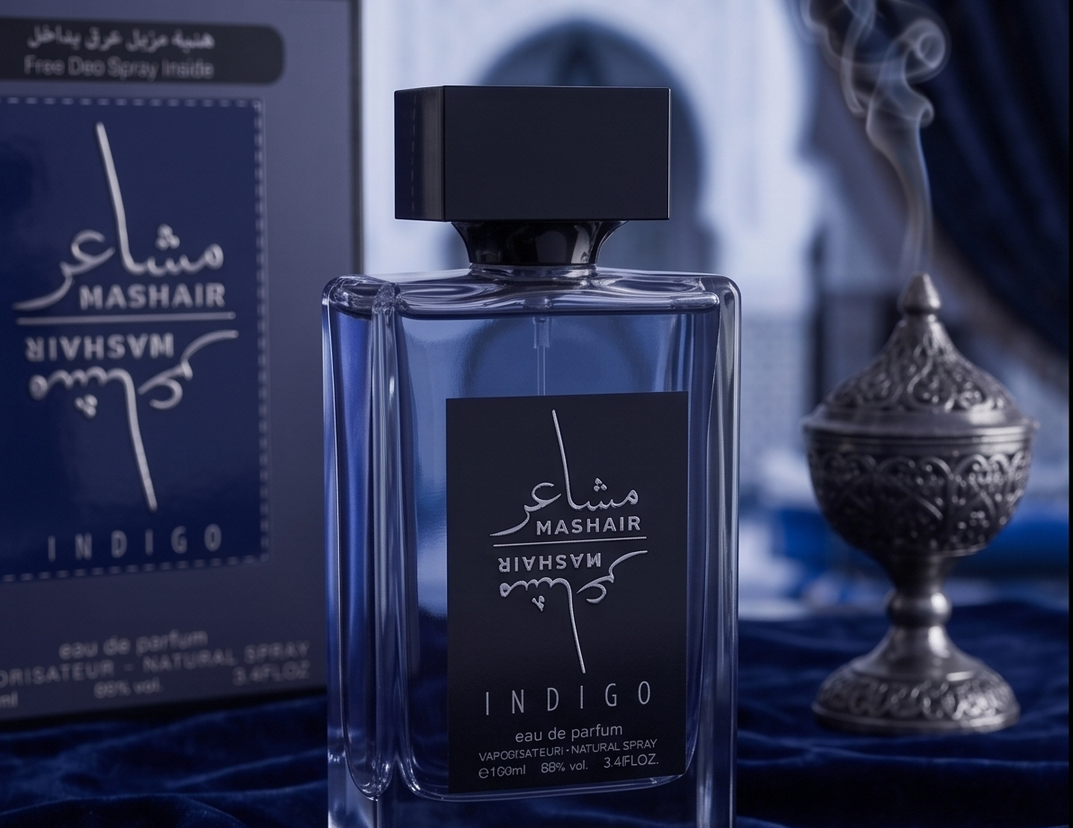 Mashair Indigo Luxury Gift Set – Oriental Oudh & Saffron