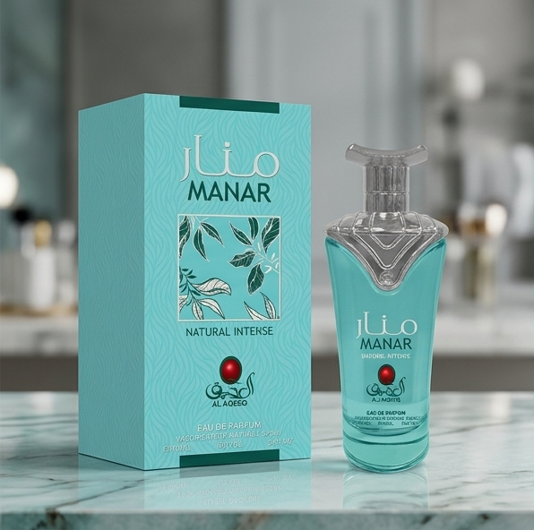 Manar Natural Intense Perfume Spray – 100ml | Fresh Aquatic Fragrance