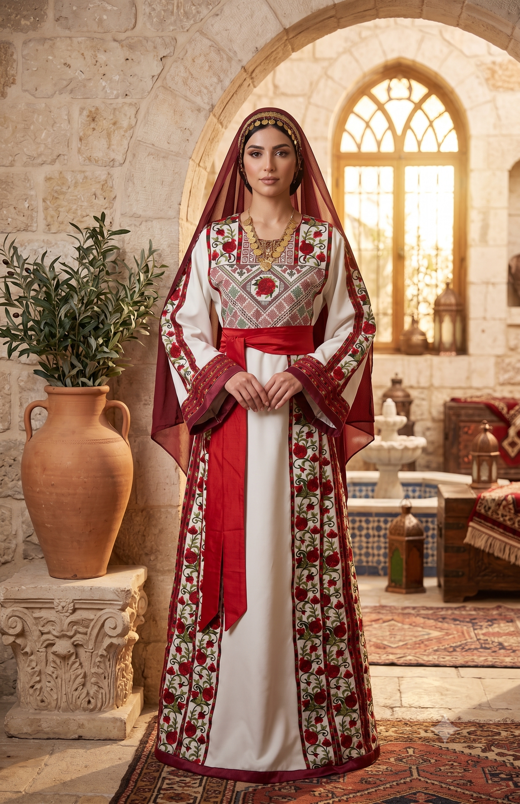 Thobe Al Rummanah – Pomegranate Heritage Thobe