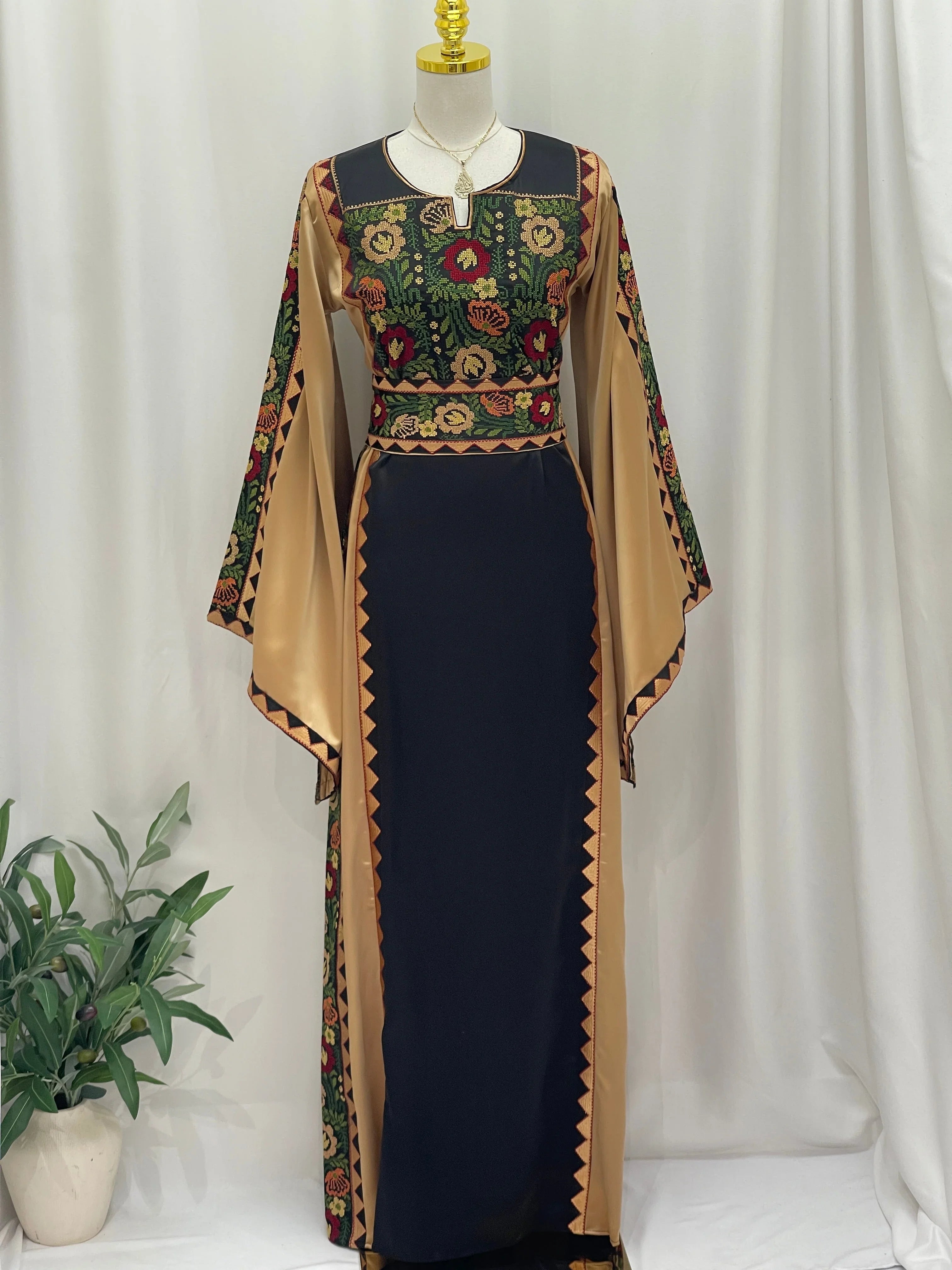 Ghidaa Embroidered Thoub Palestinian Elegance