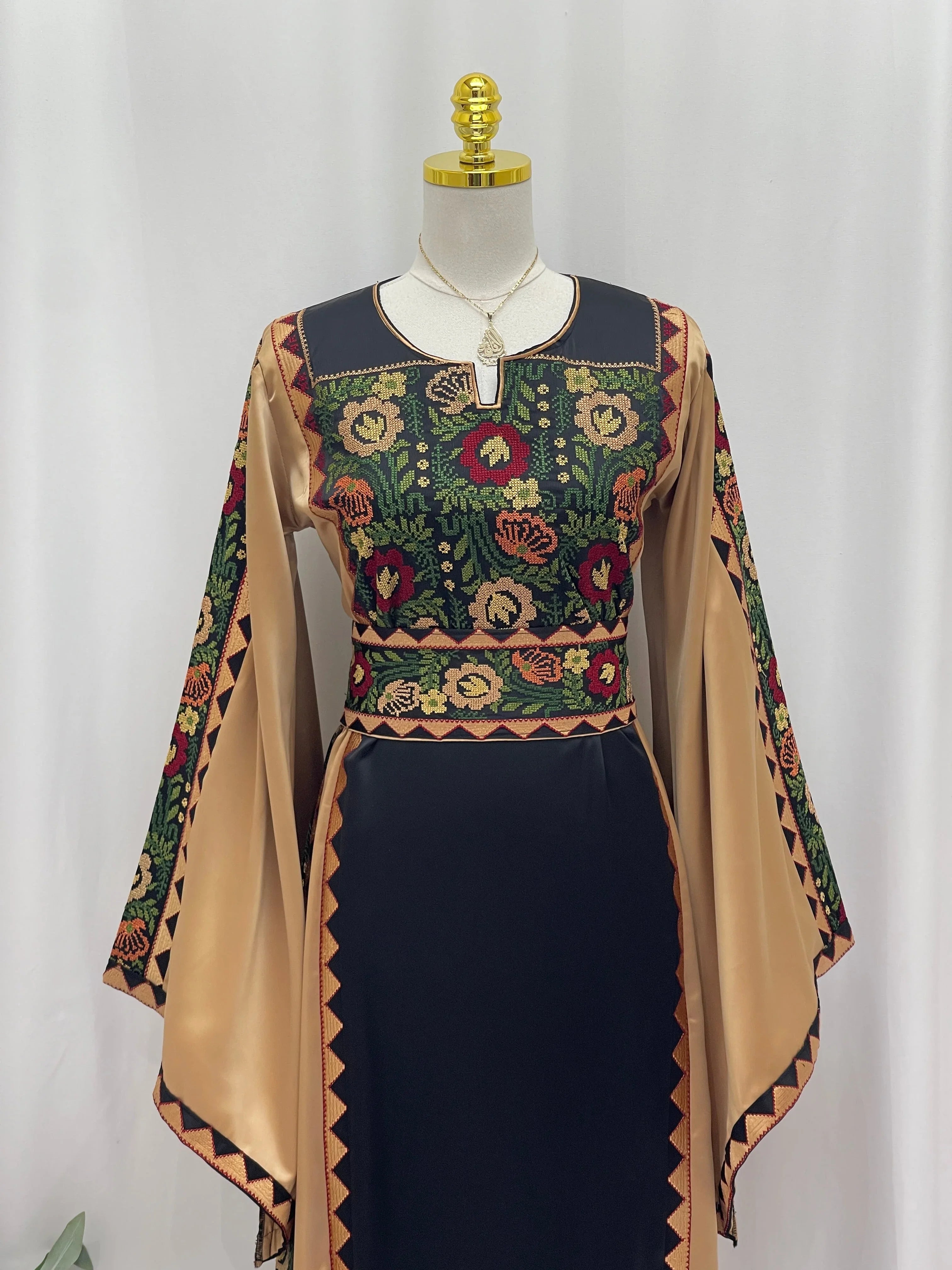 Ghidaa Embroidered Thoub Palestinian Elegance