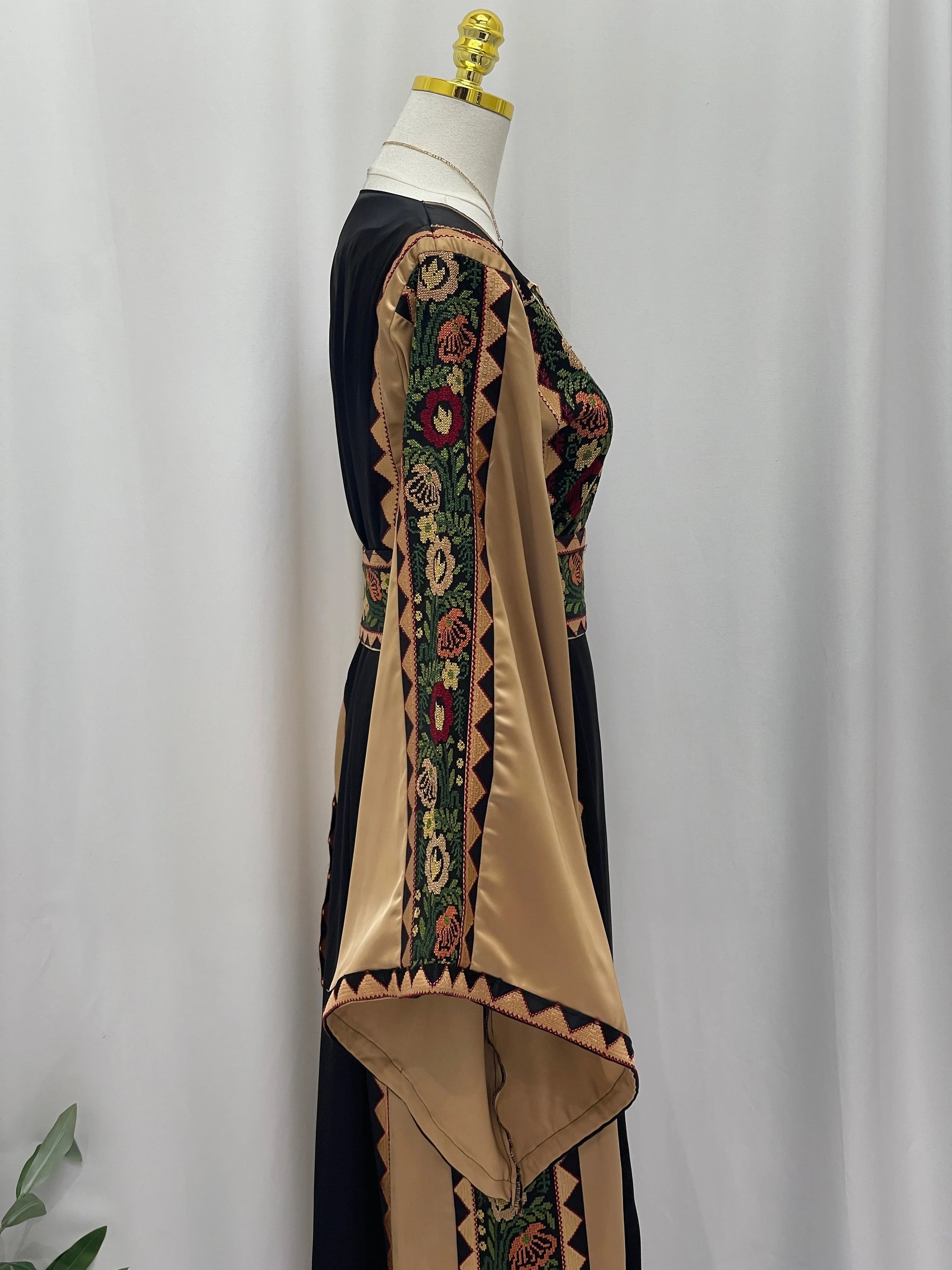 Ghidaa Embroidered Thoub Palestinian Elegance