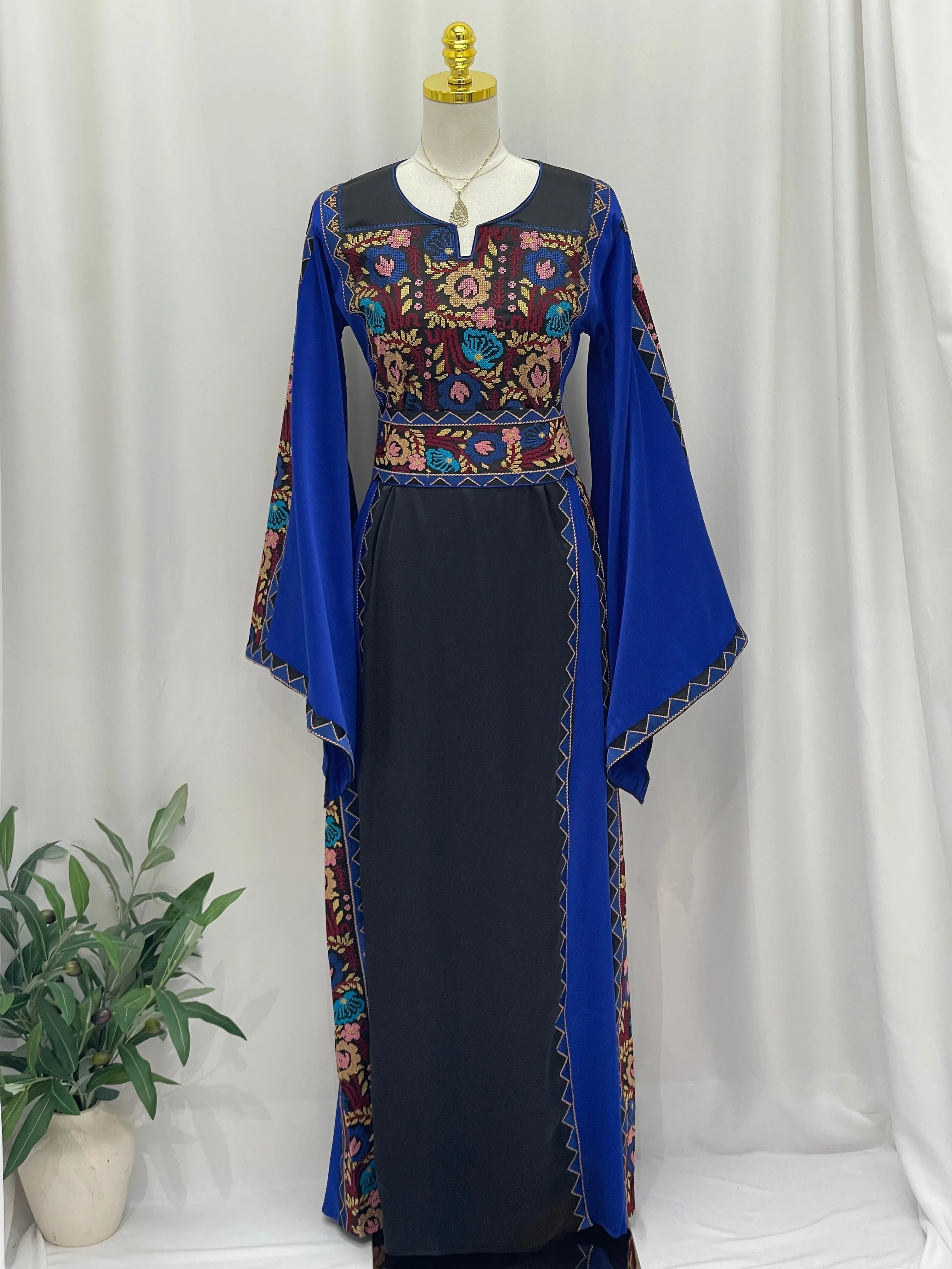Ghidaa Embroidered Thoub Palestinian Elegance
