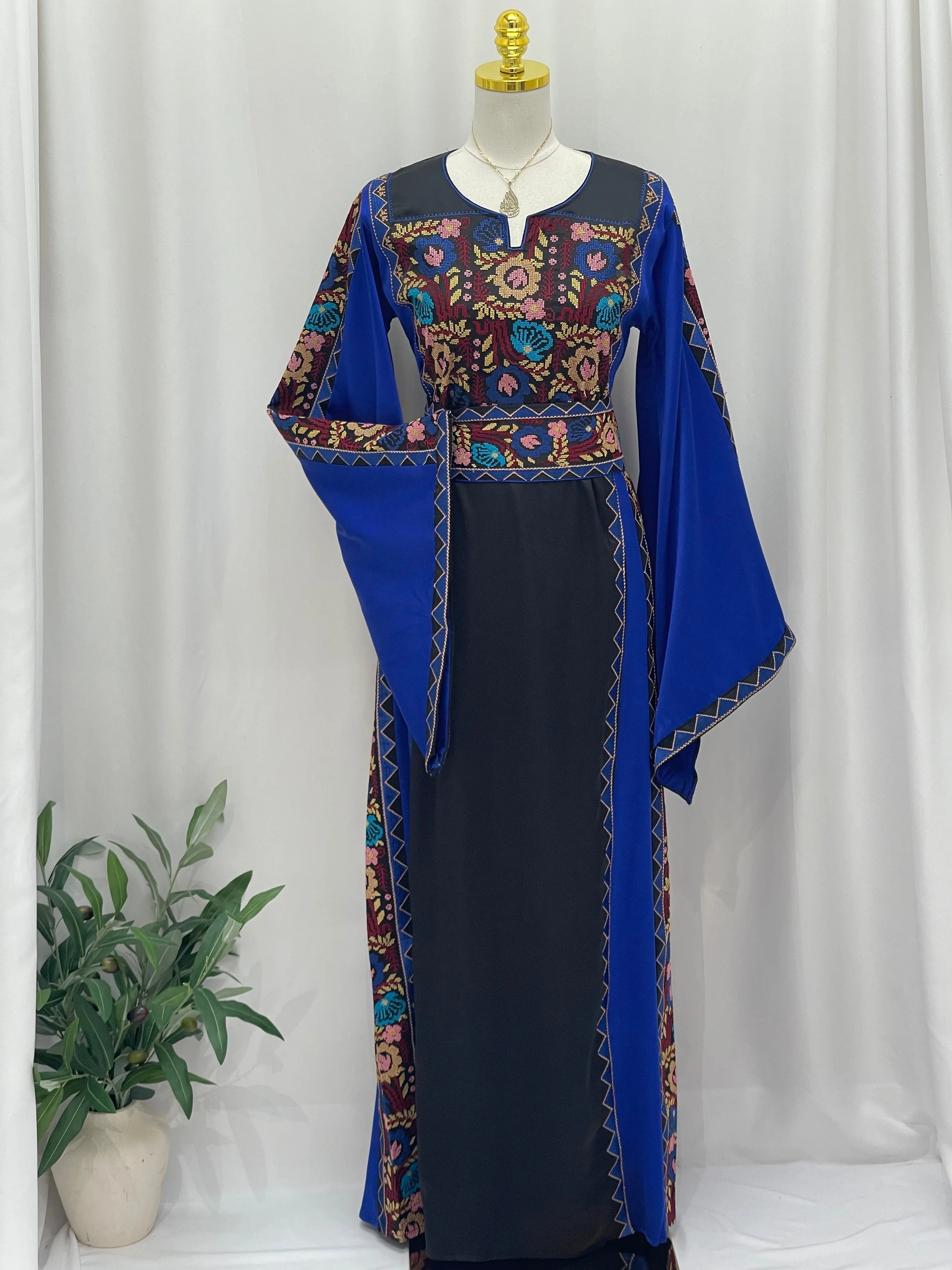 Ghidaa Embroidered Thoub Palestinian Elegance