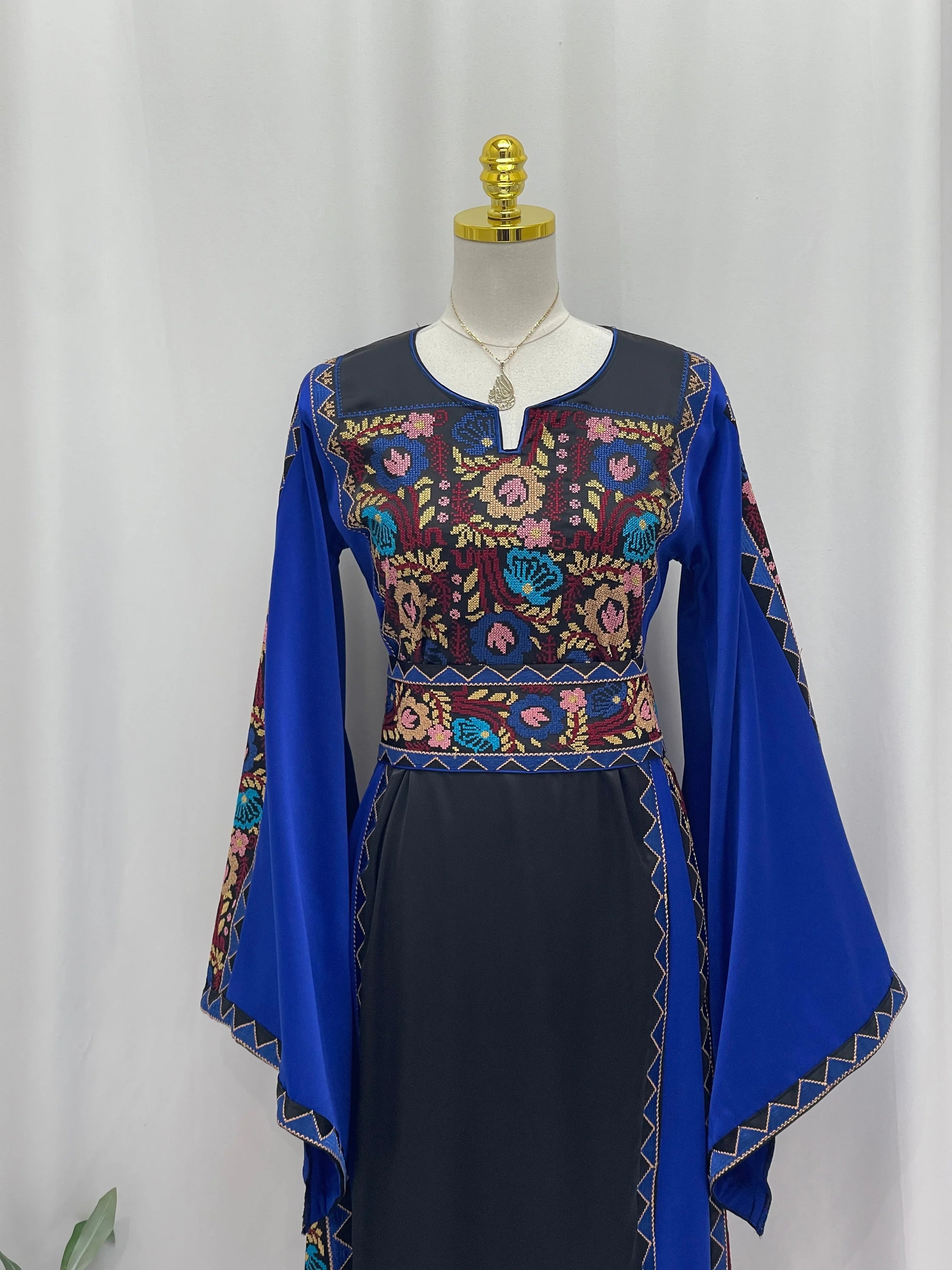 Ghidaa Embroidered Thoub Palestinian Elegance