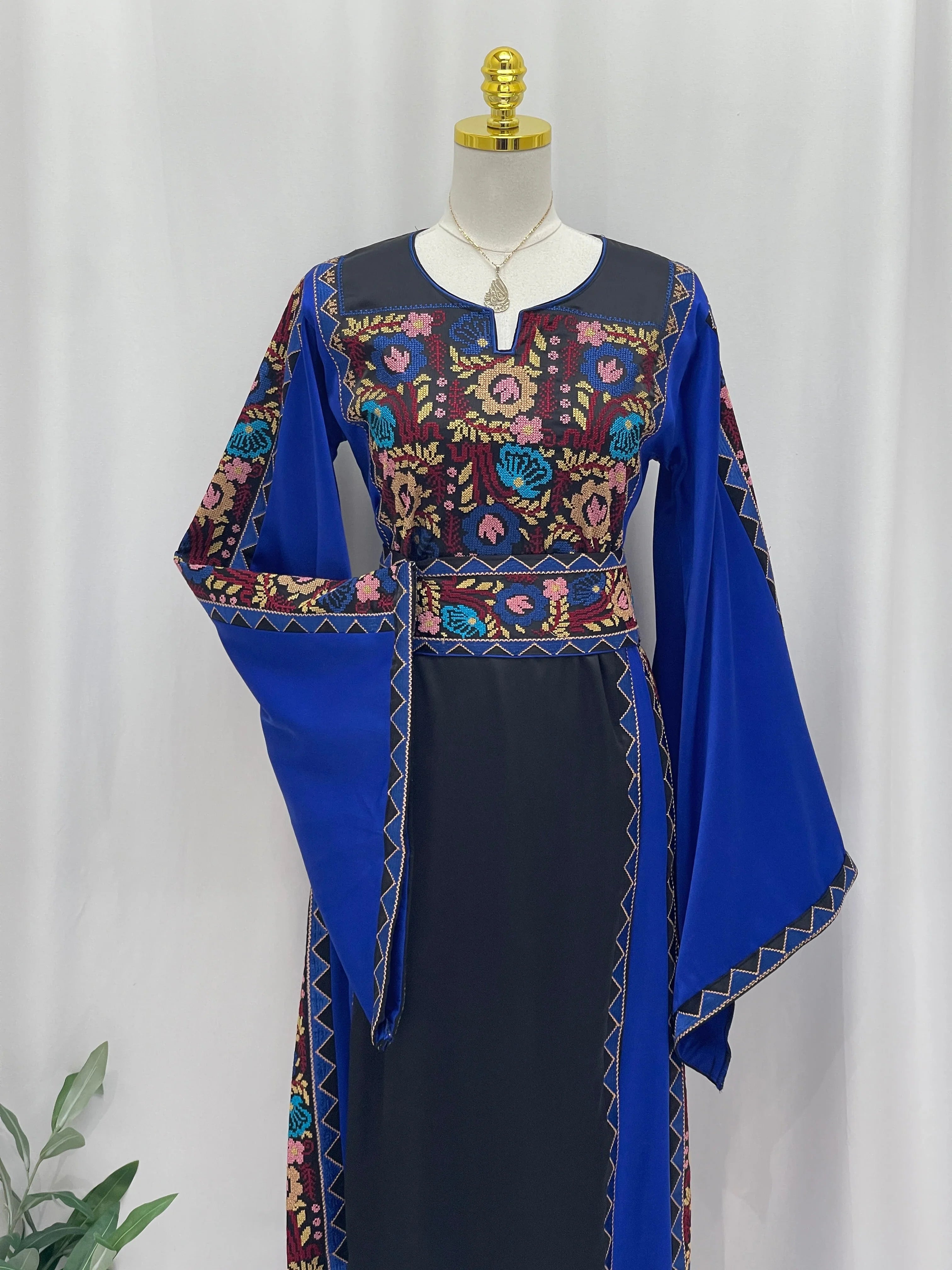 Ghidaa Embroidered Thoub Palestinian Elegance