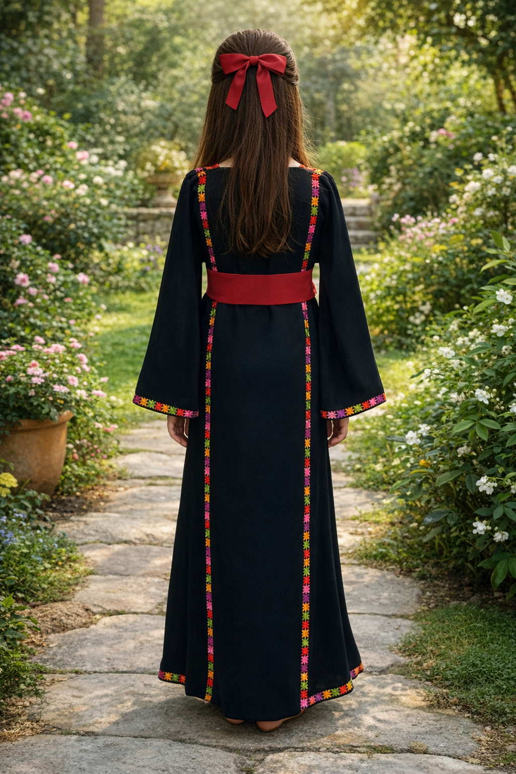 Little Heritage Bloom Dress – Timeless Cultural Kids Wear