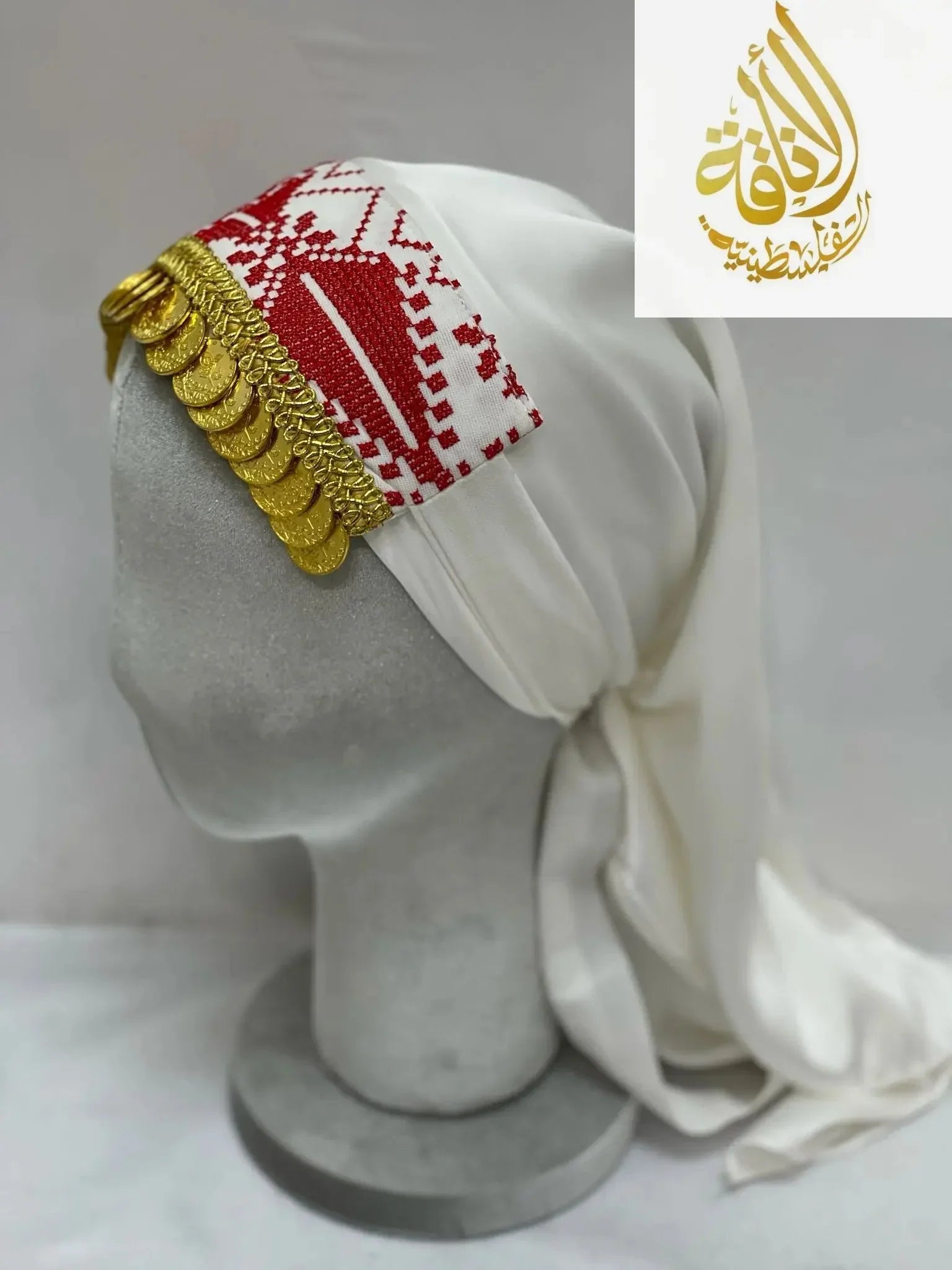 Girls Tatreez Head Lerat: Cultural Elegance and Style for Young Fashionistas Palestinian Elegance