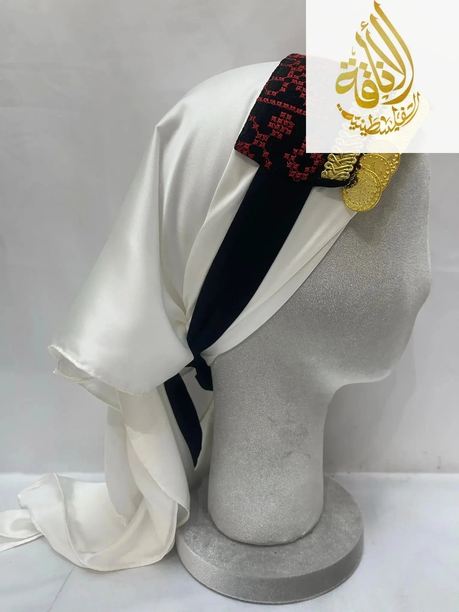 Girls Tatreez Head Lerat: Cultural Elegance and Style for Young Fashionistas Palestinian Elegance