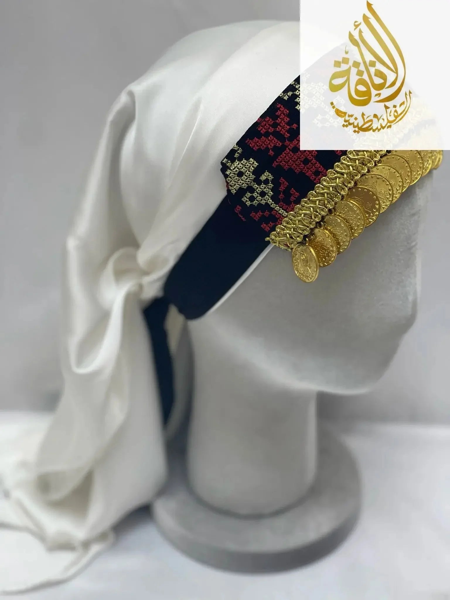 Girls Tatreez Head Lerat: Cultural Elegance and Style for Young Fashionistas Palestinian Elegance