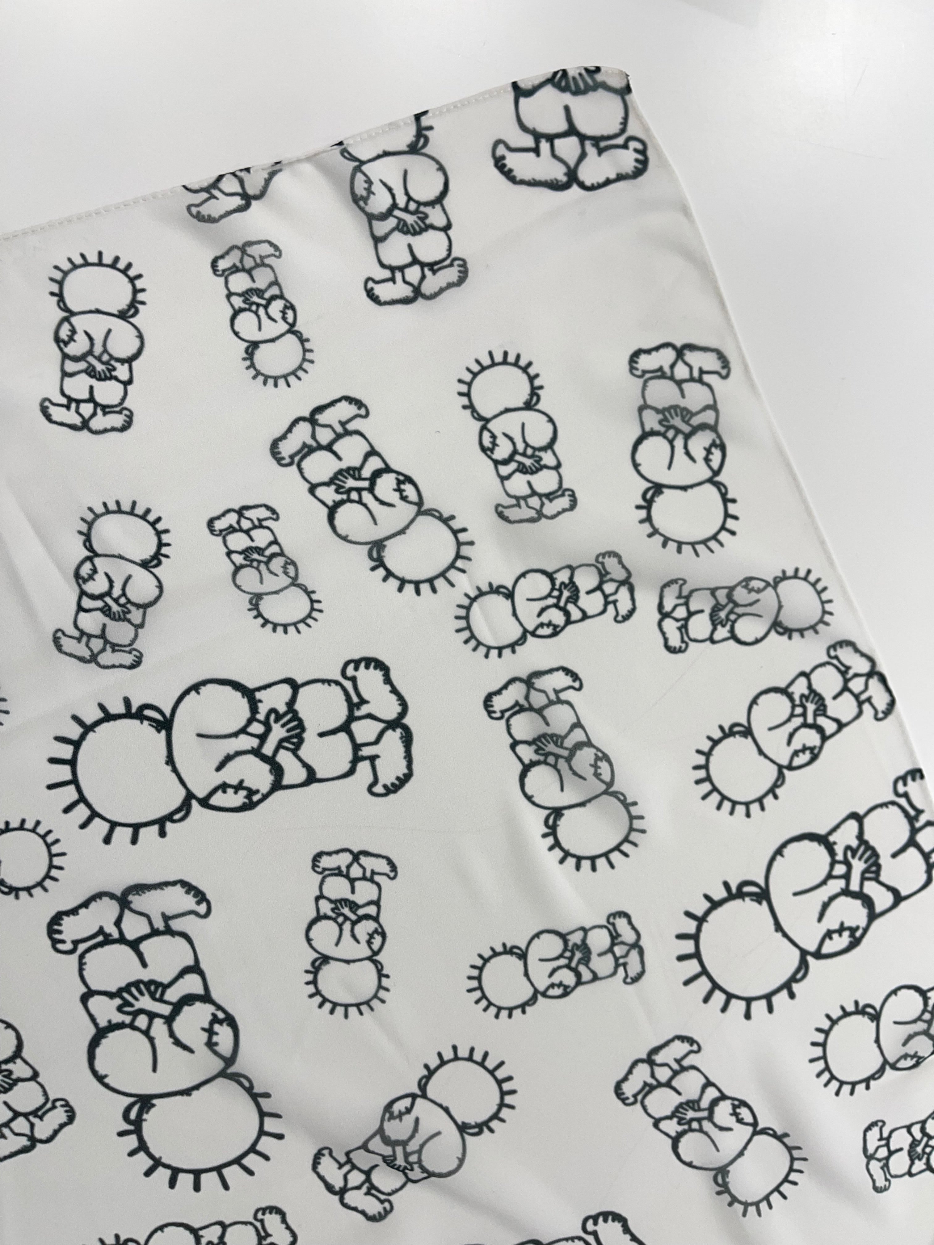 Handala Kuffiyeh Print High-Quality Chiffon Hijab Palestinian Elegance