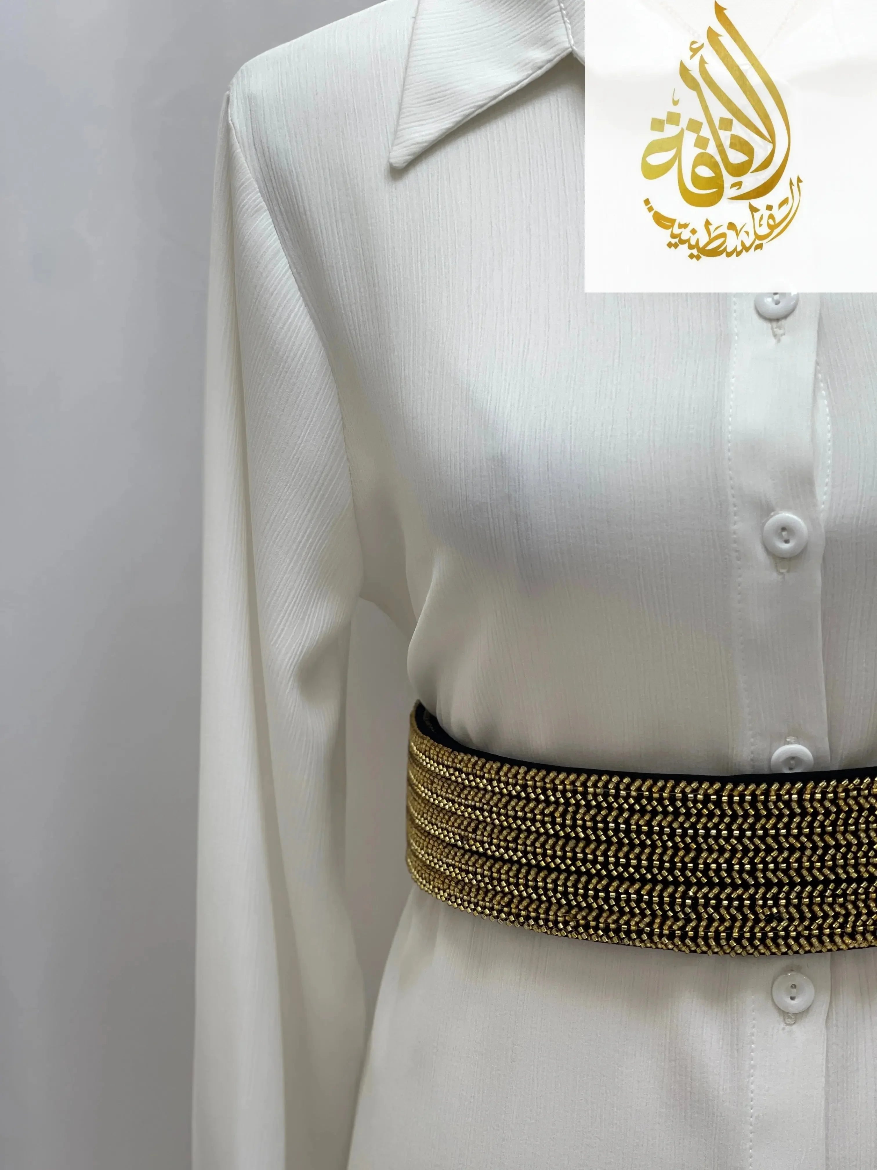 Handcrafted Beads Belt – Unique, Colorful Accessory - Palestinian Elegance