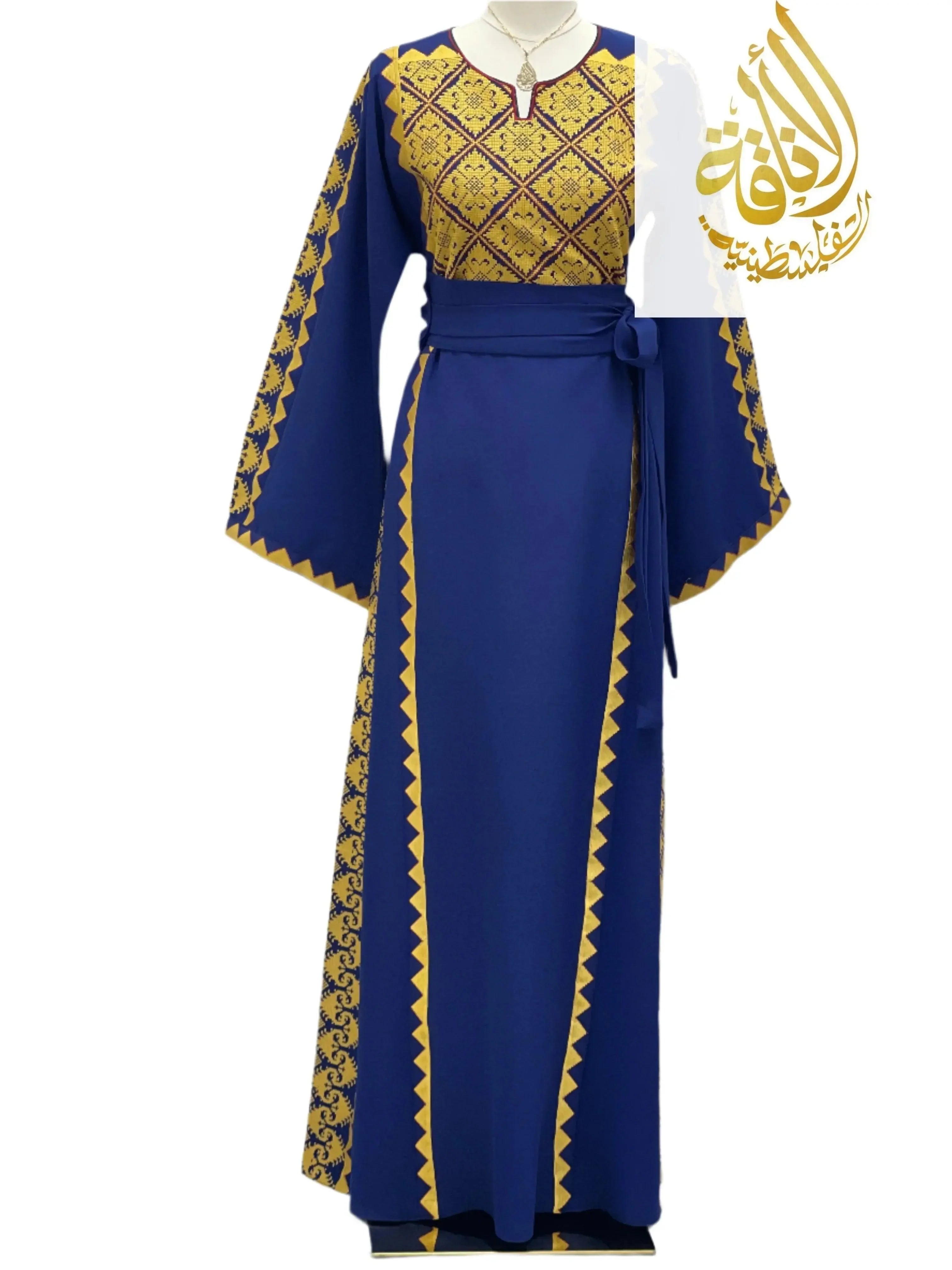 Hiba Royal Embroidered Thoub - Elegance & Tradition - Palestinian Elegance
