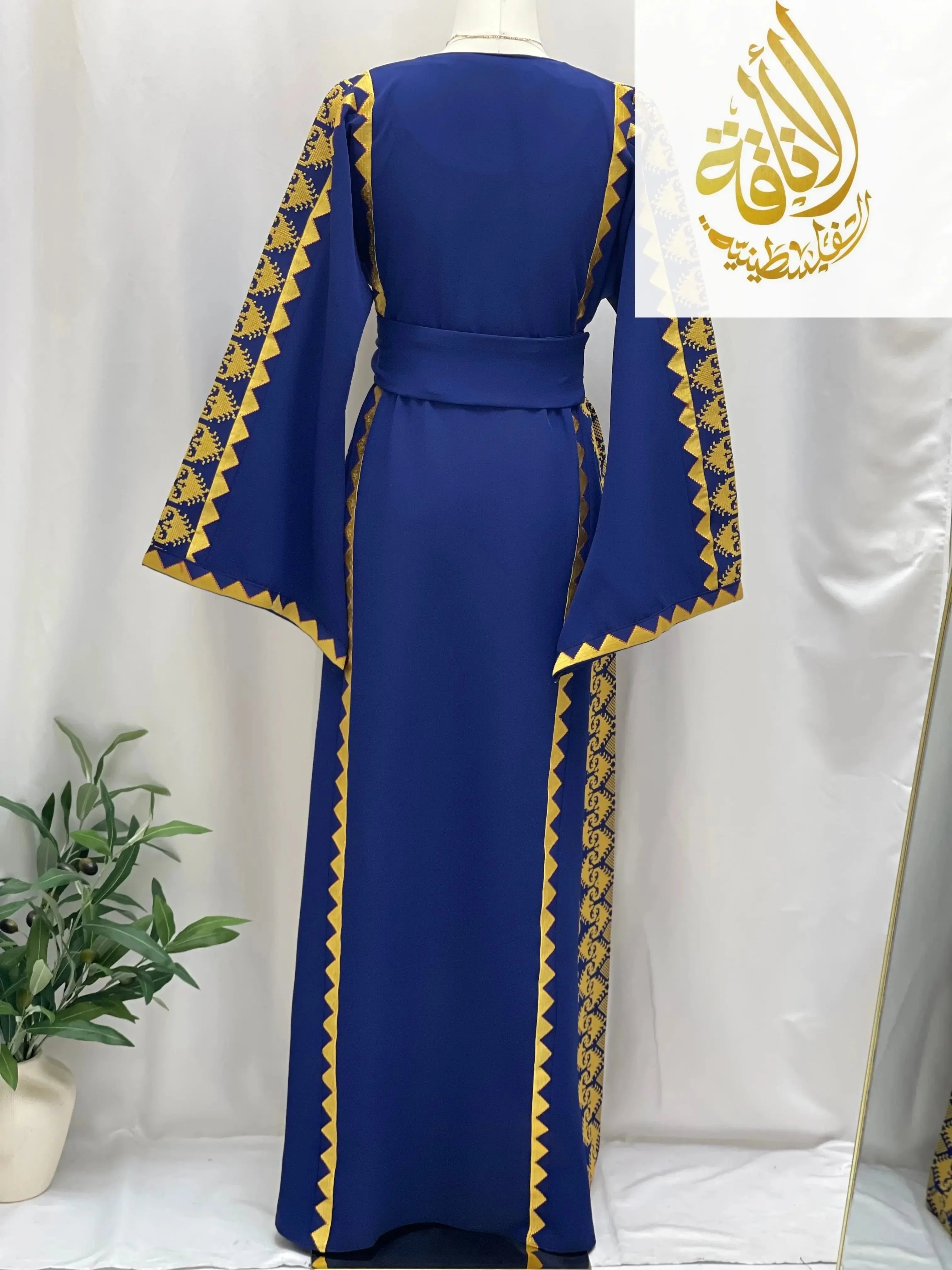 Hiba Royal Embroidered Thoub - Elegance & Tradition - Palestinian Elegance