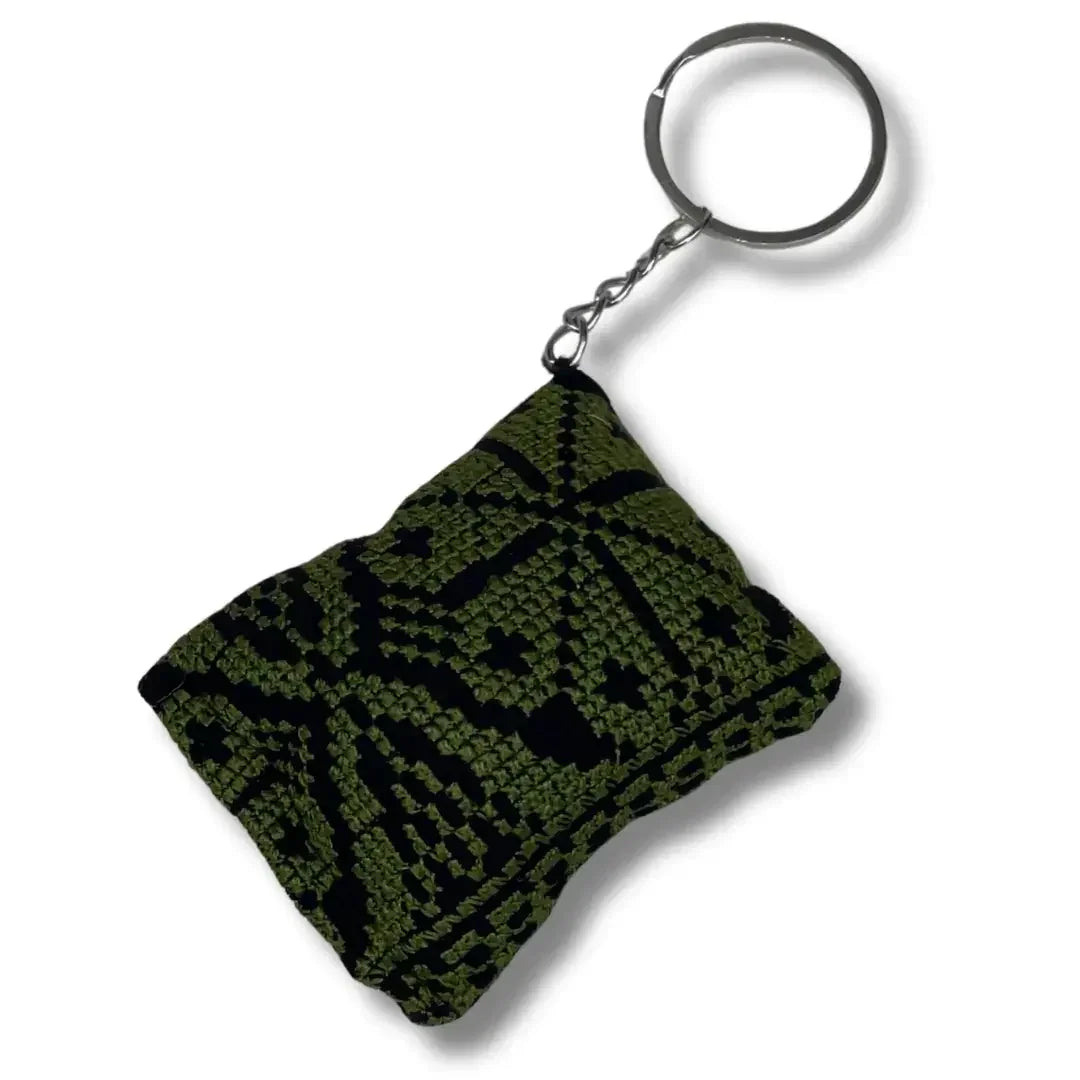 High-Quality Assorted Tatreez Keychain Plushy Palestinian Elegance