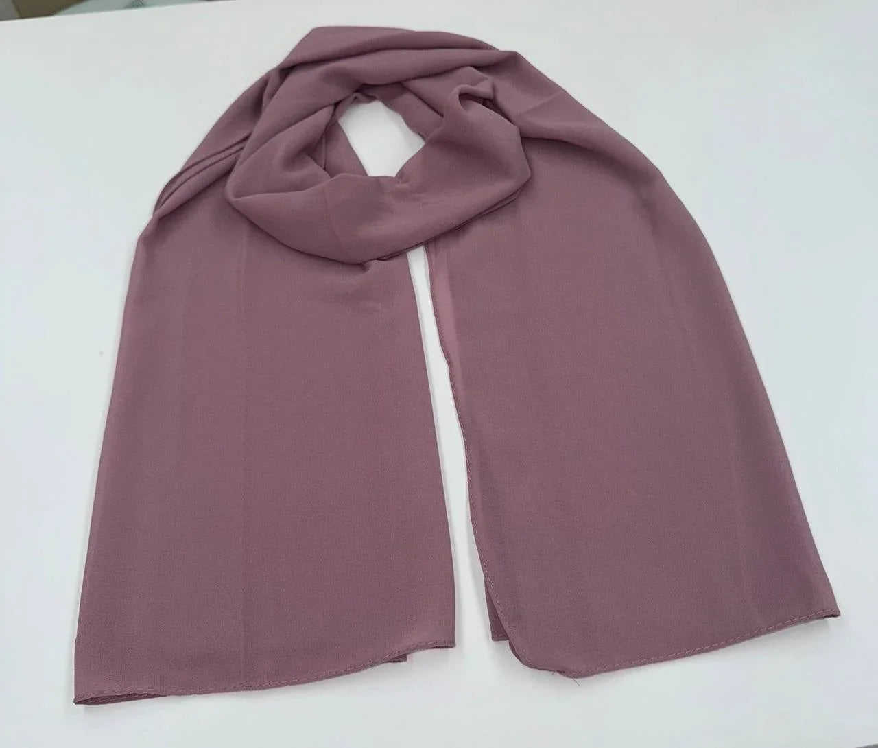 High Quality Chiffon Hijab in Soft Rose Color for Elegant and Stylish Looks
