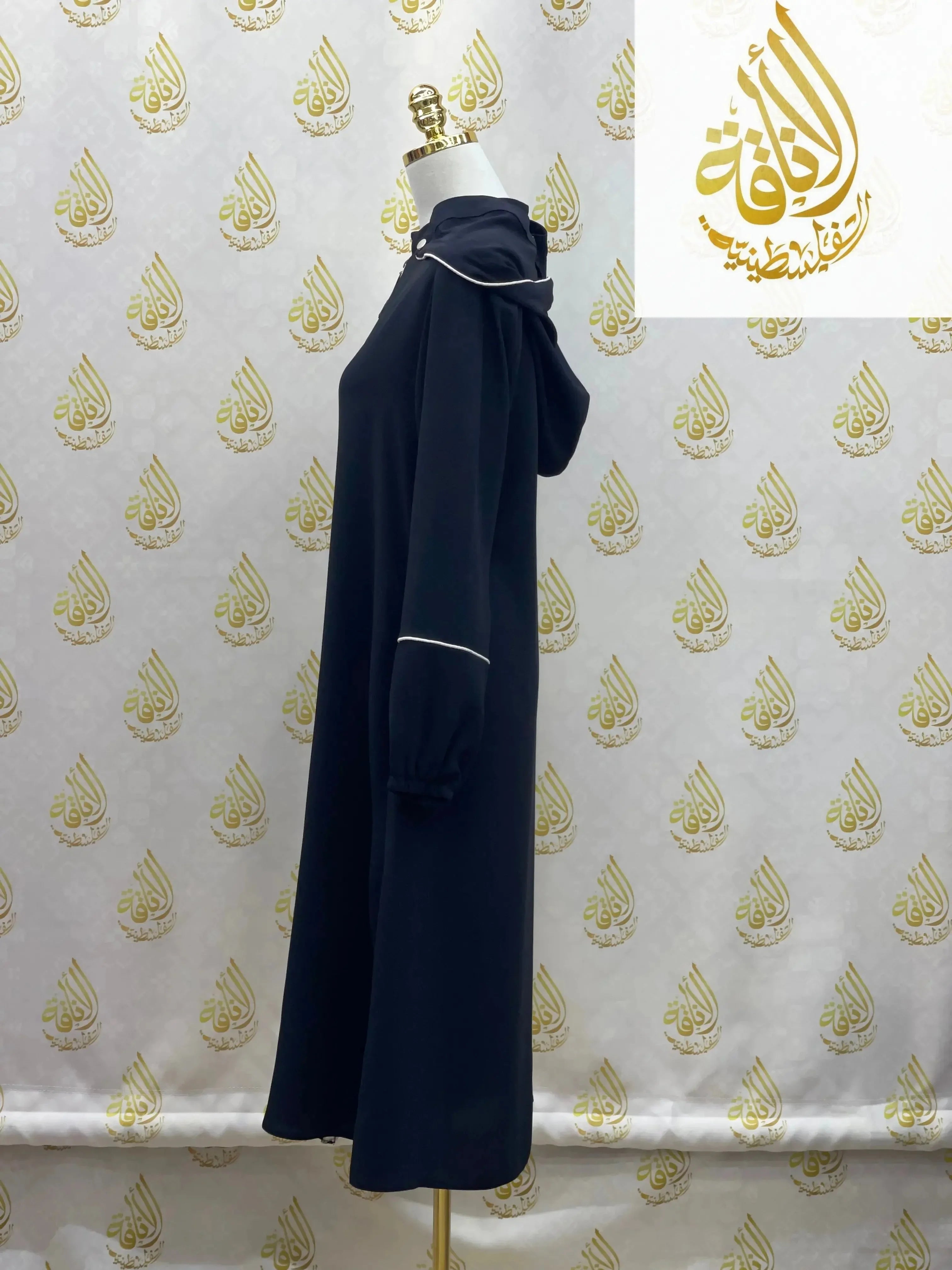 Iman Hooded Long Tunic: Comfort Meets Chic Style Palestinian Elegance