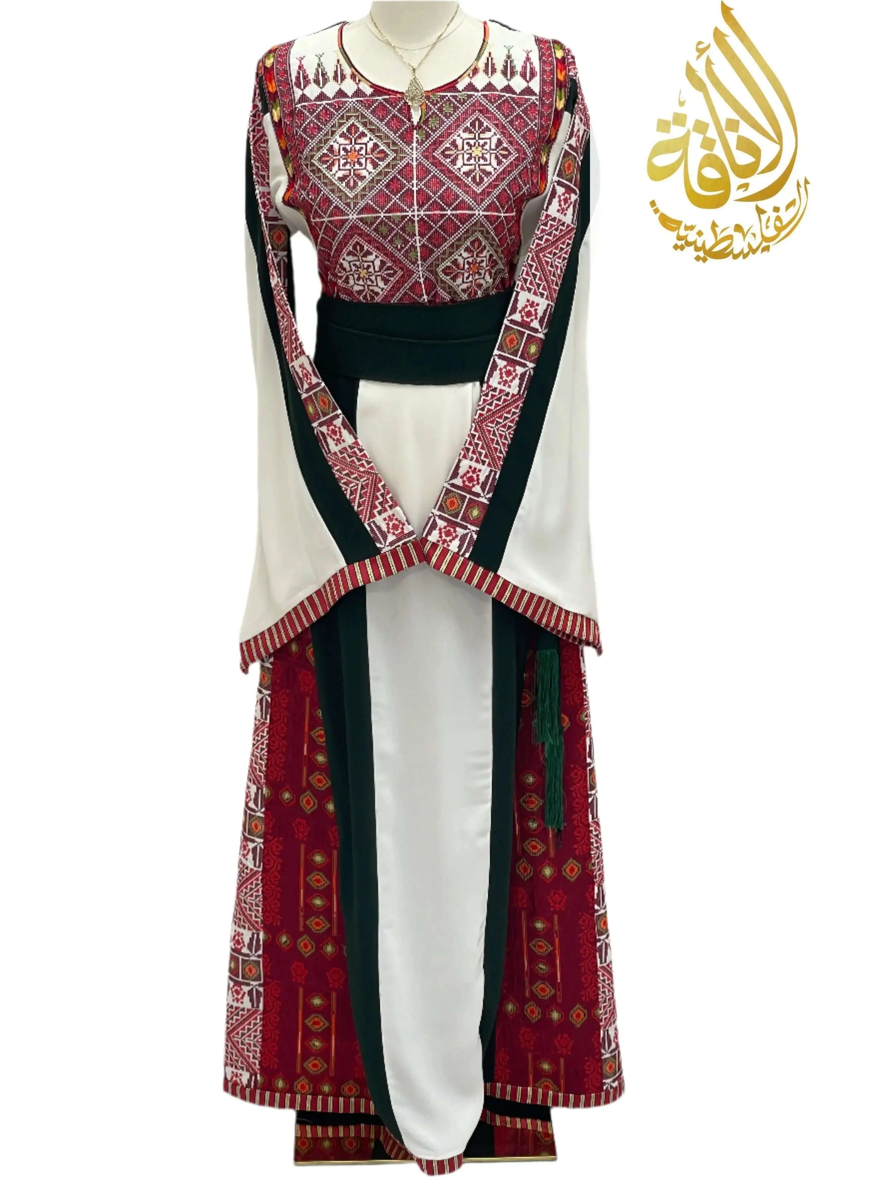 Janna Embroidered Thoub - Palestinian Elegance