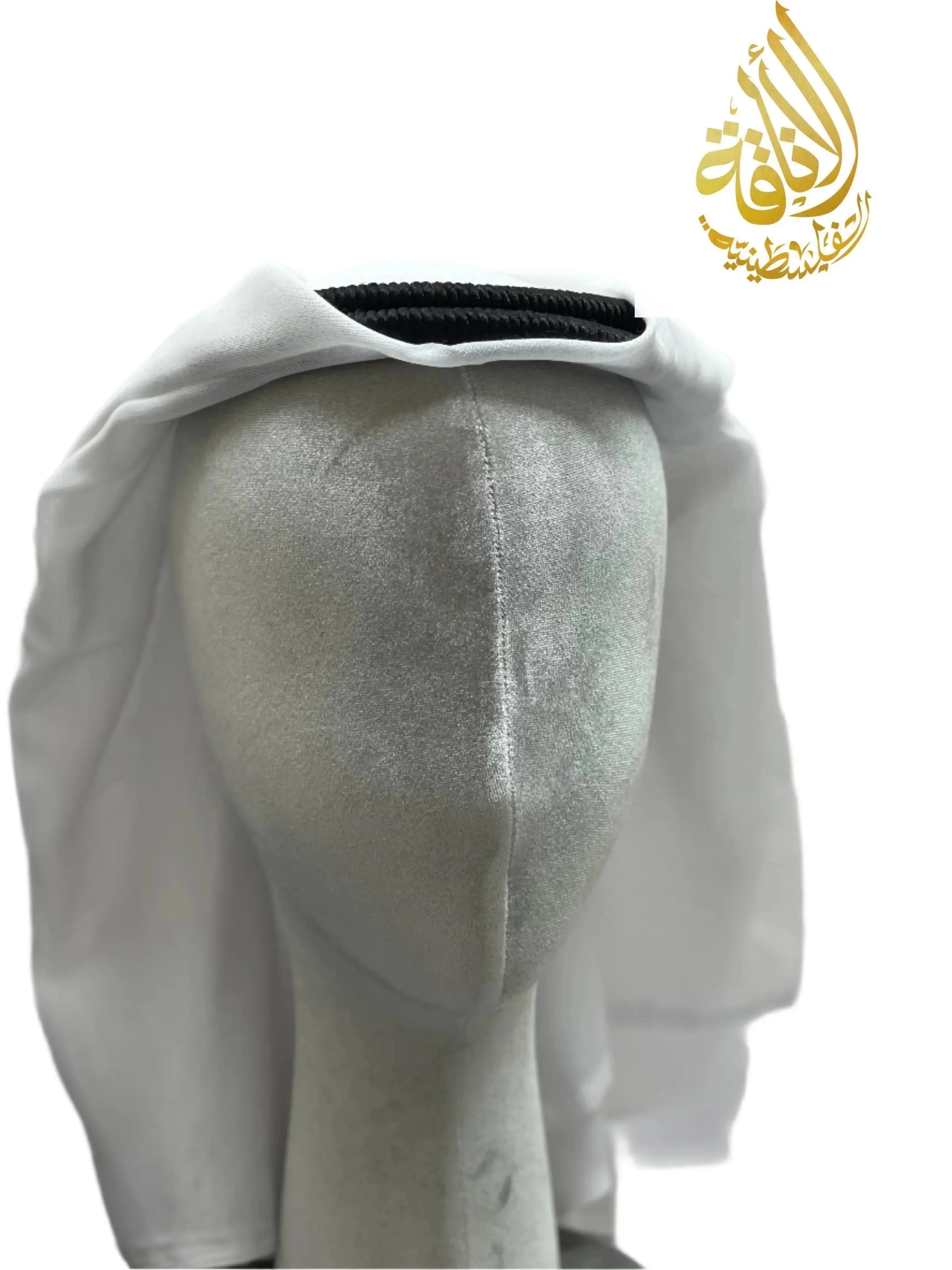 Kids' White Scarf for Under Agal - Perfect for Traditional Attire Palestinian Elegance