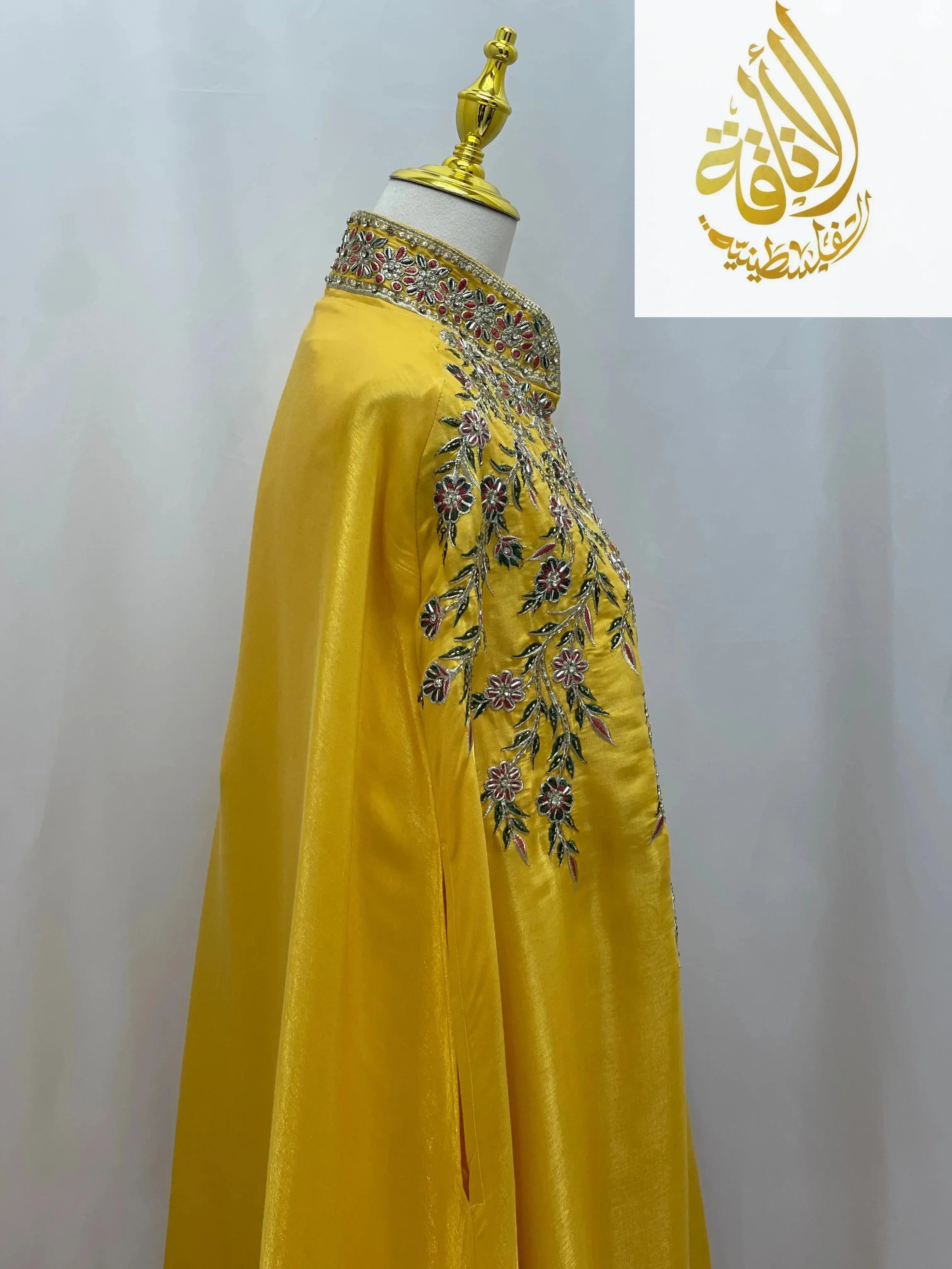 Layale Fancy Kasab Kaftan - Palestinian Elegance