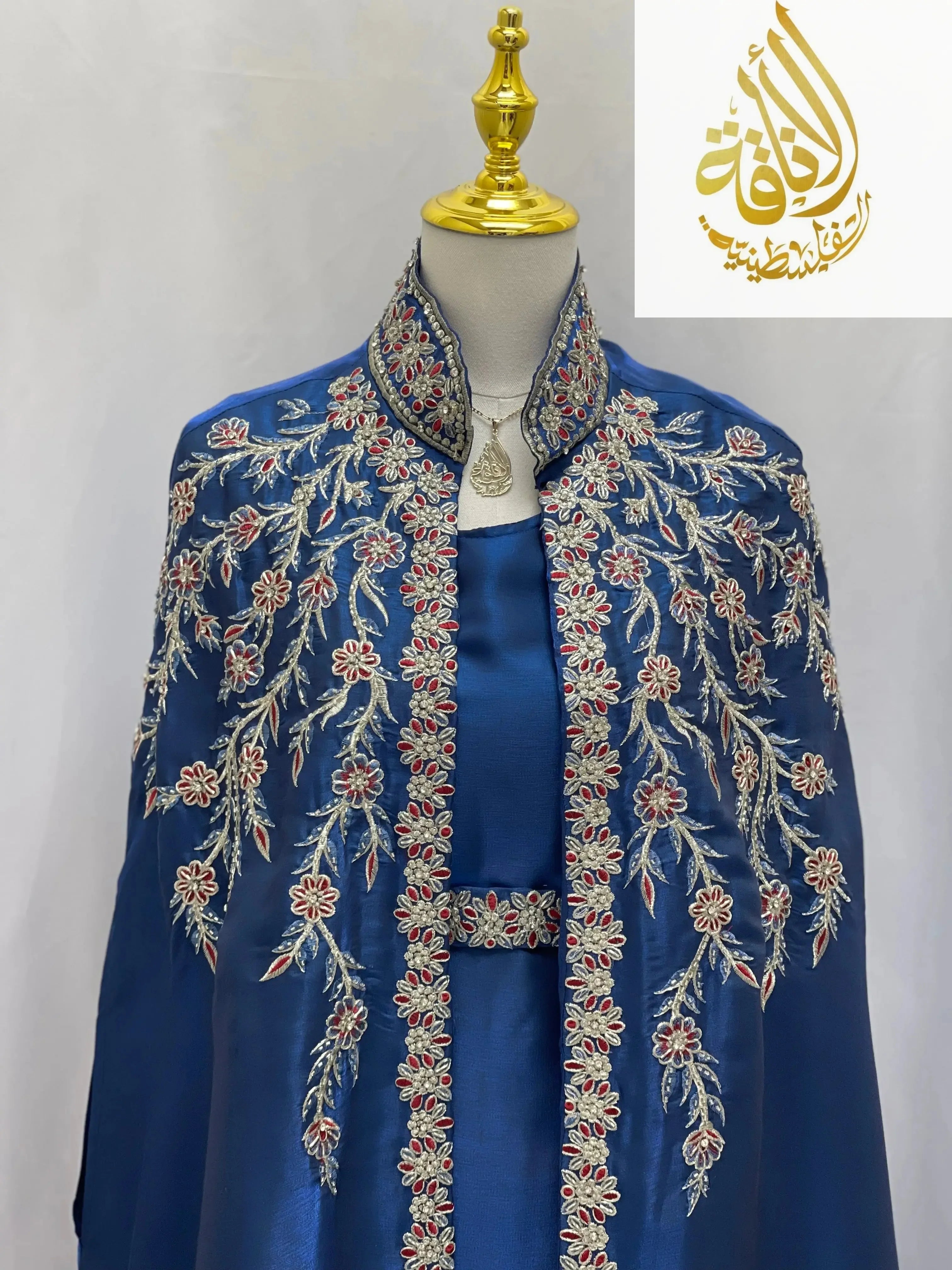 Layale Fancy Kasab Kaftan - Palestinian Elegance