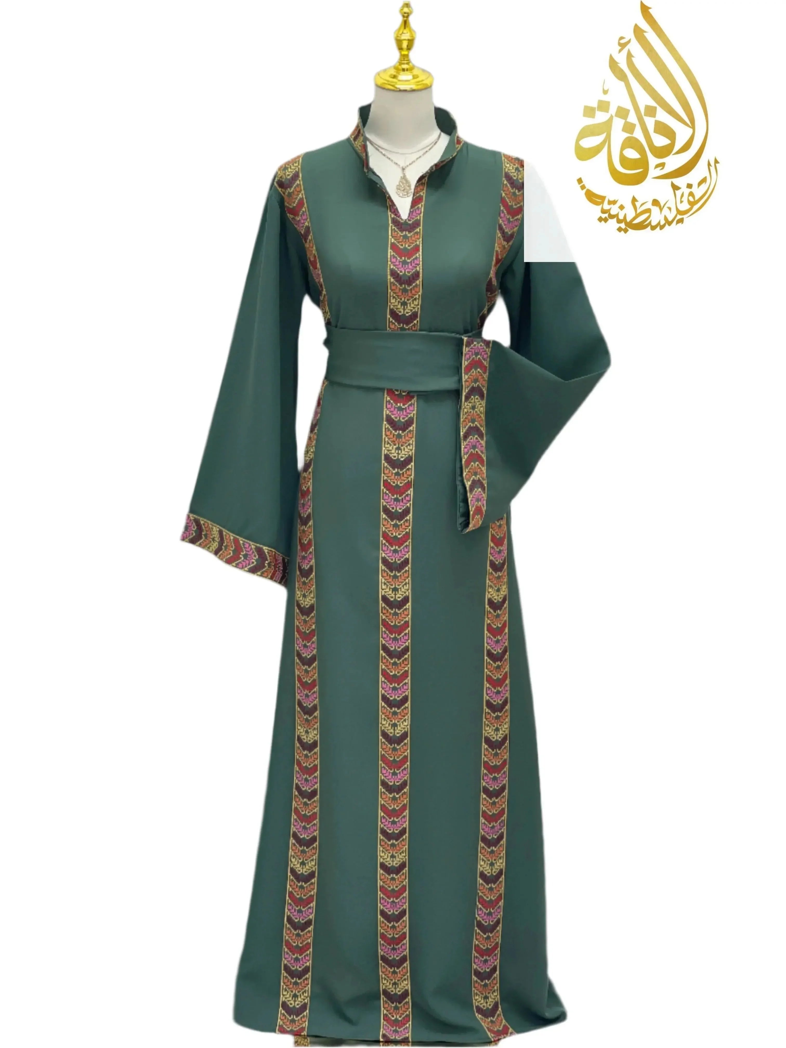 Layan Embroidered Thoub - Palestinian Elegance