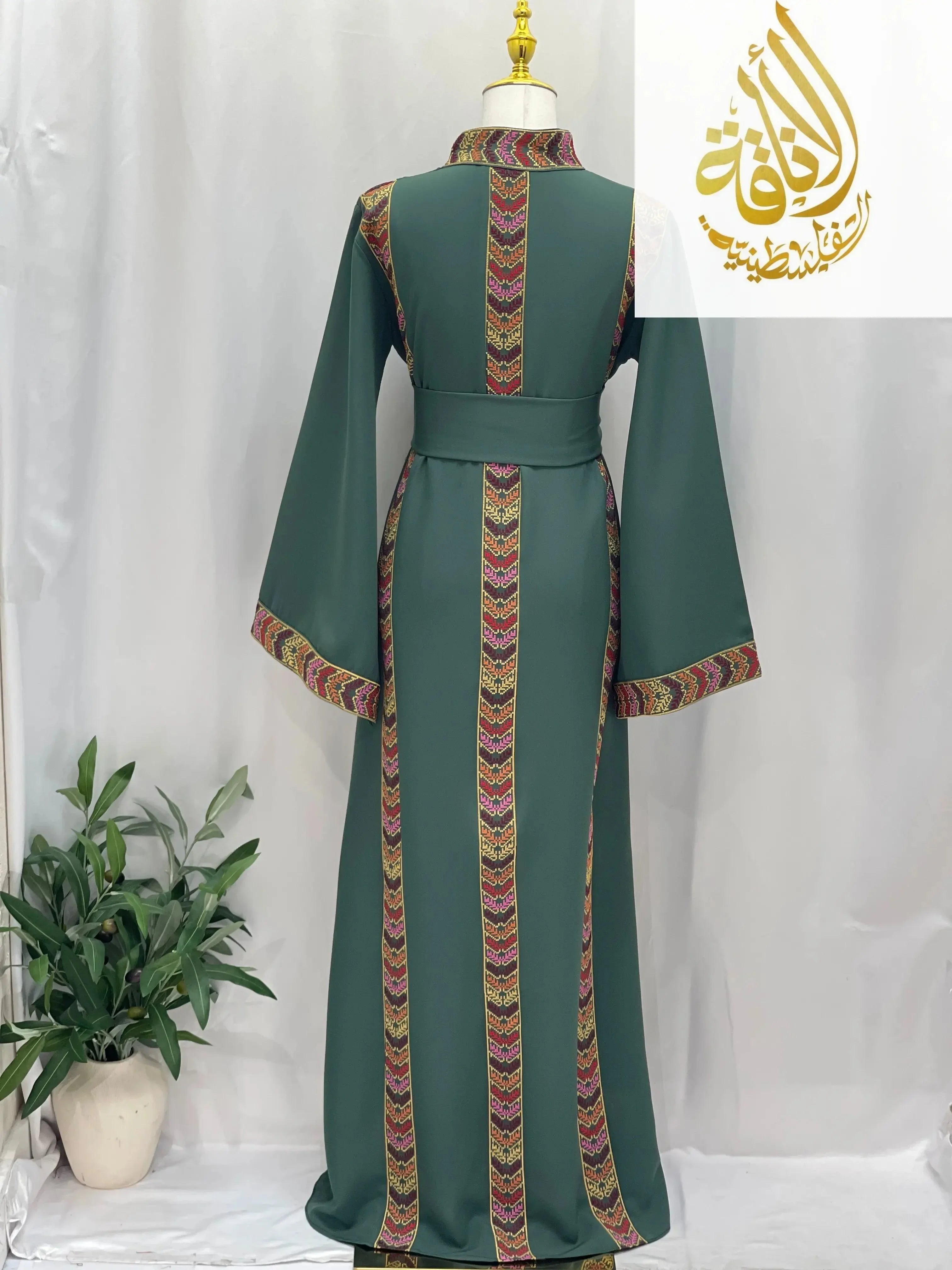 Layan Embroidered Thoub - Palestinian Elegance