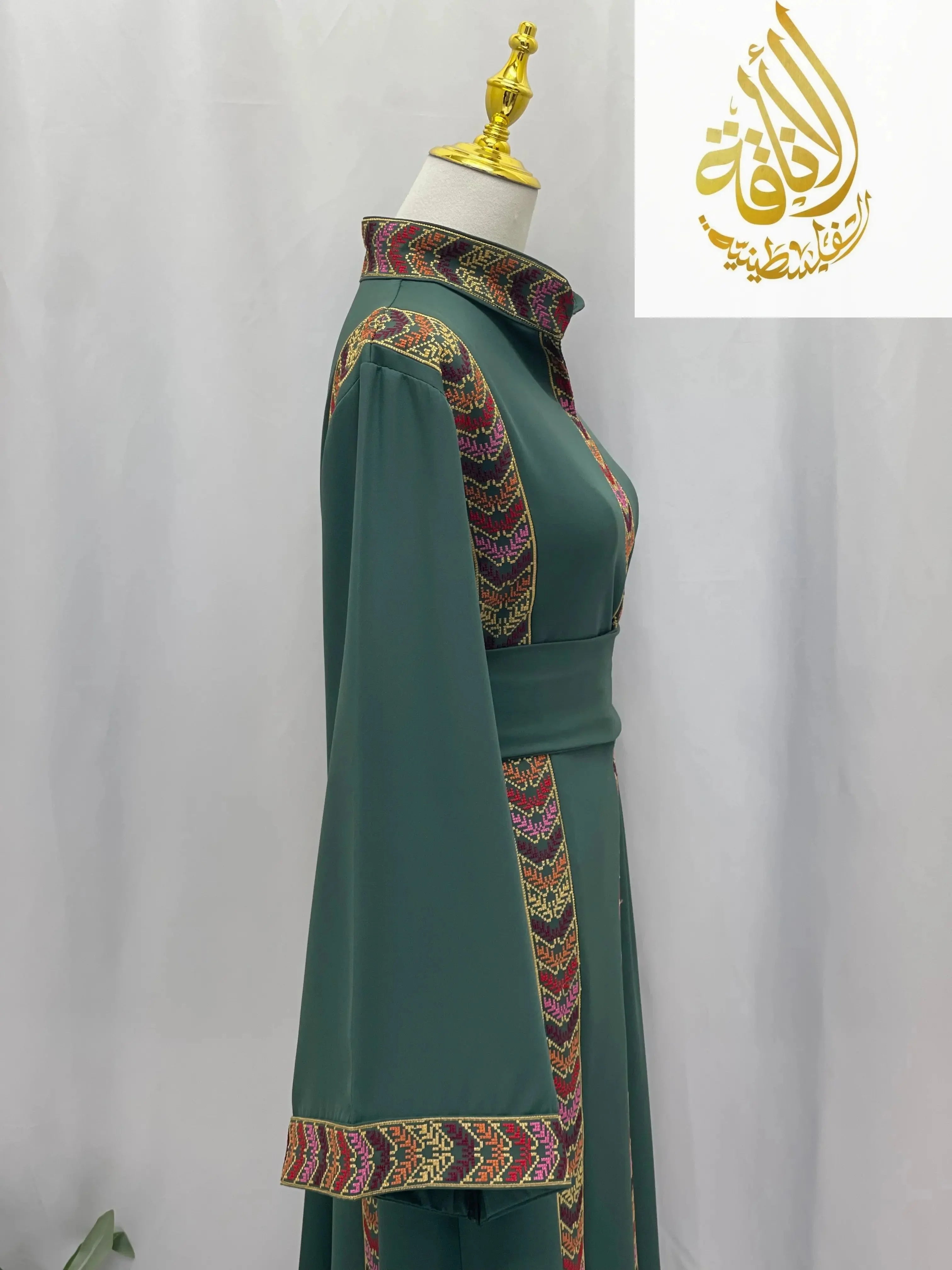Layan Embroidered Thoub - Palestinian Elegance