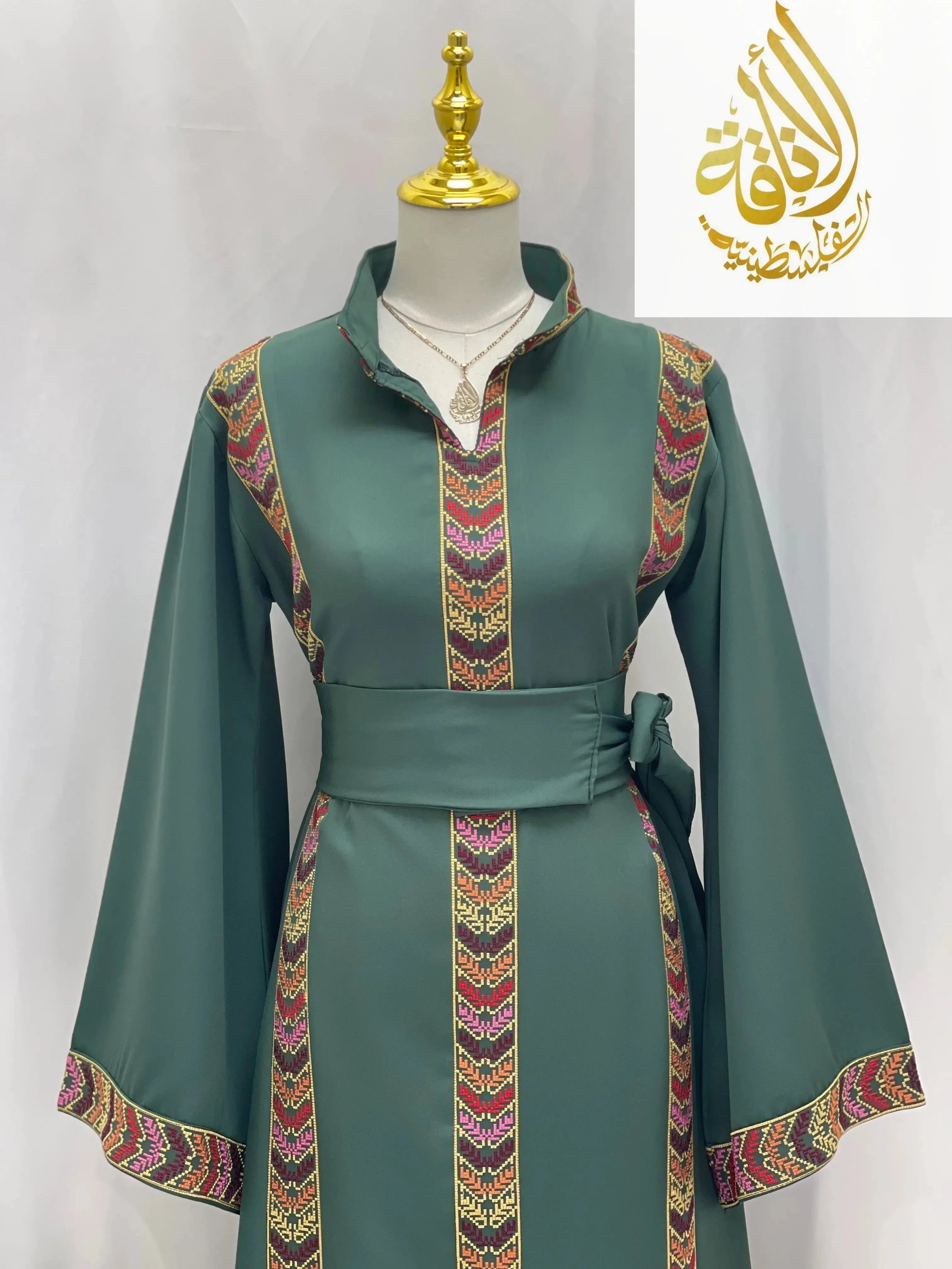Layan Embroidered Thoub - Palestinian Elegance