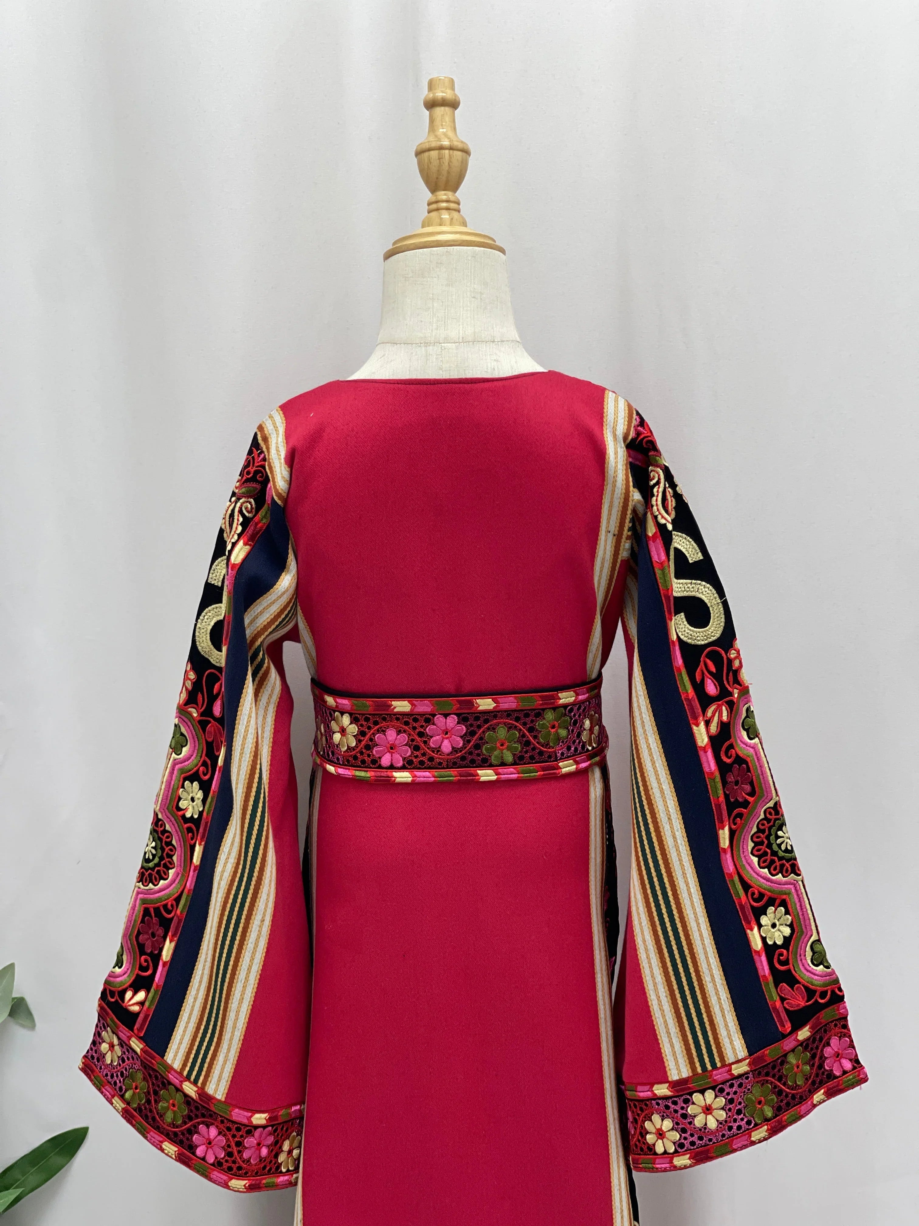 Lujain  Girls Majdalawi Embroidered Thoub Palestinian Elegance