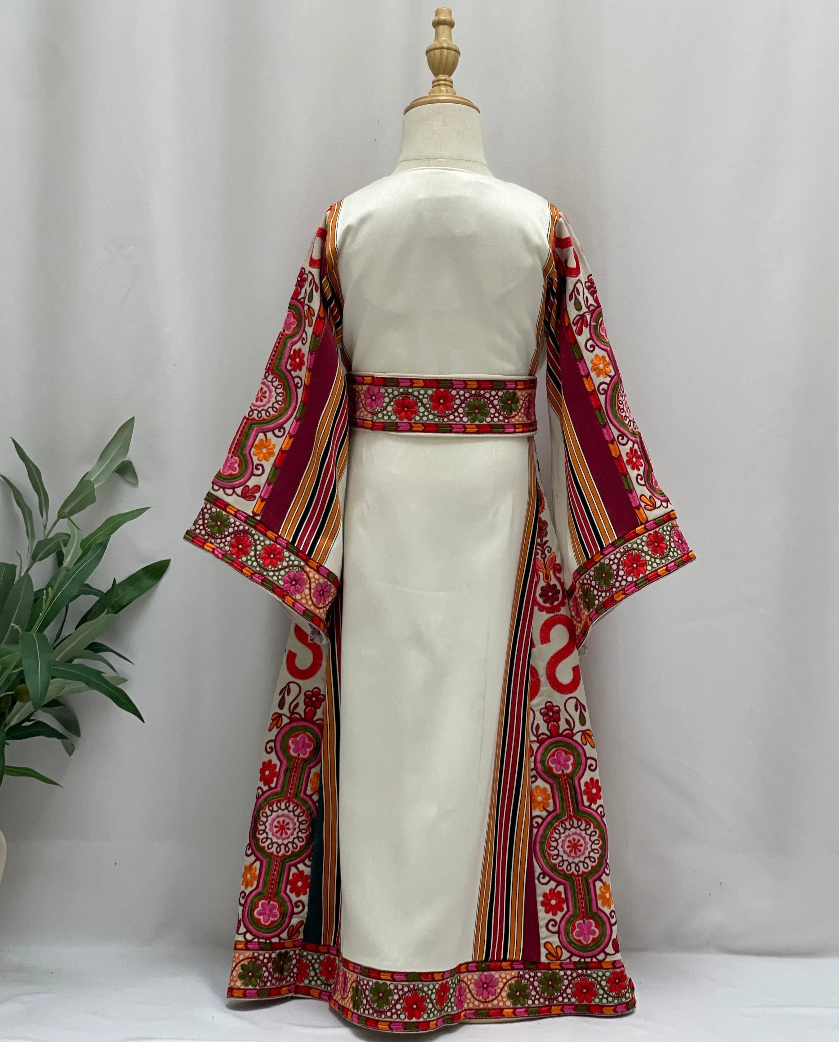 Lujain  Girls Majdalawi Embroidered Thoub Palestinian Elegance