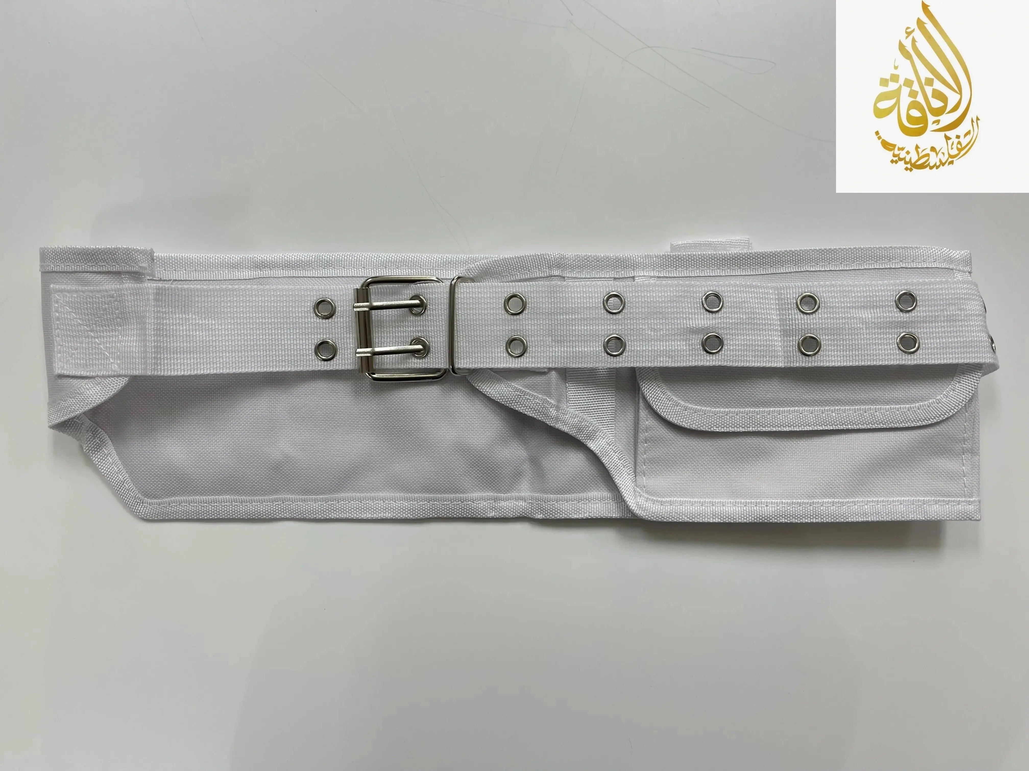 Mens Hajj & Umrah Ahram Ihram Belt - Adjustable Design Fits Up to 50" Waist Palestinian Elegance