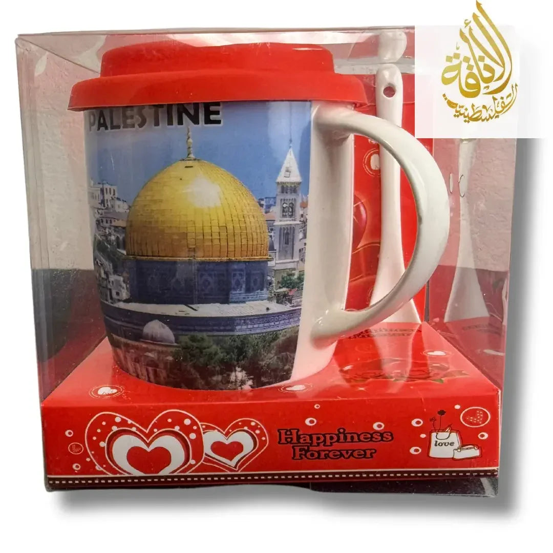 Mug Set Collection: Al Quds, Kuffiyeh, and More Palestinian Elegance