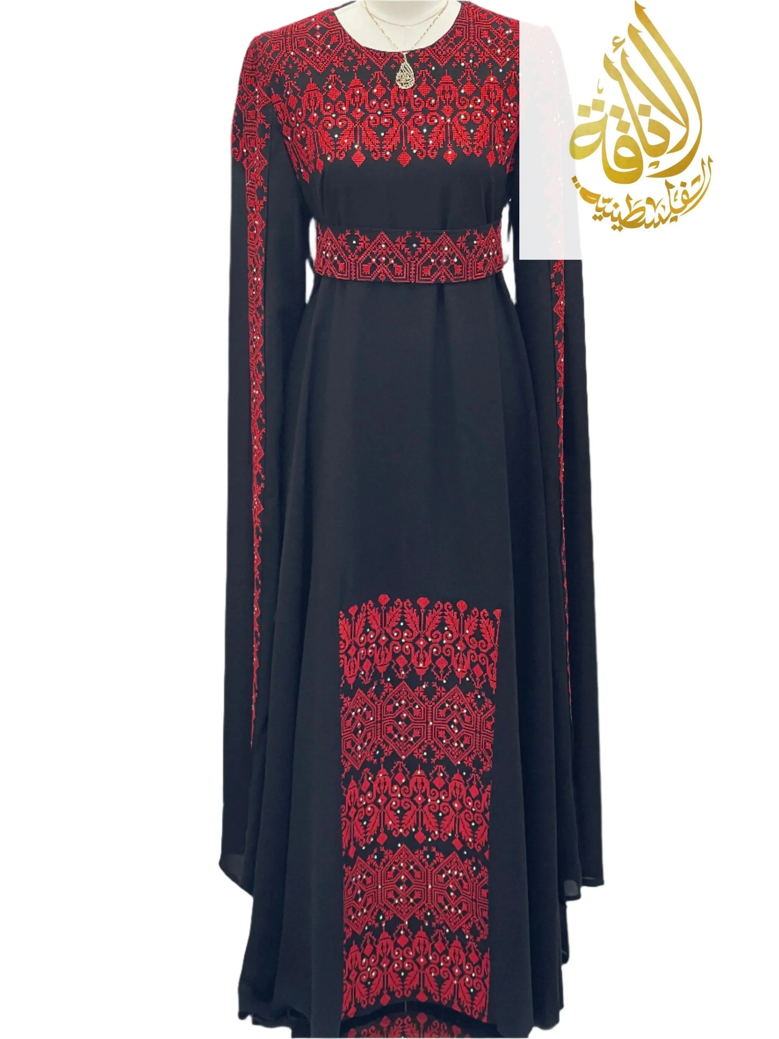 Najwa Embroidered Dress Exquisite Craftsmanship and Elegant Design